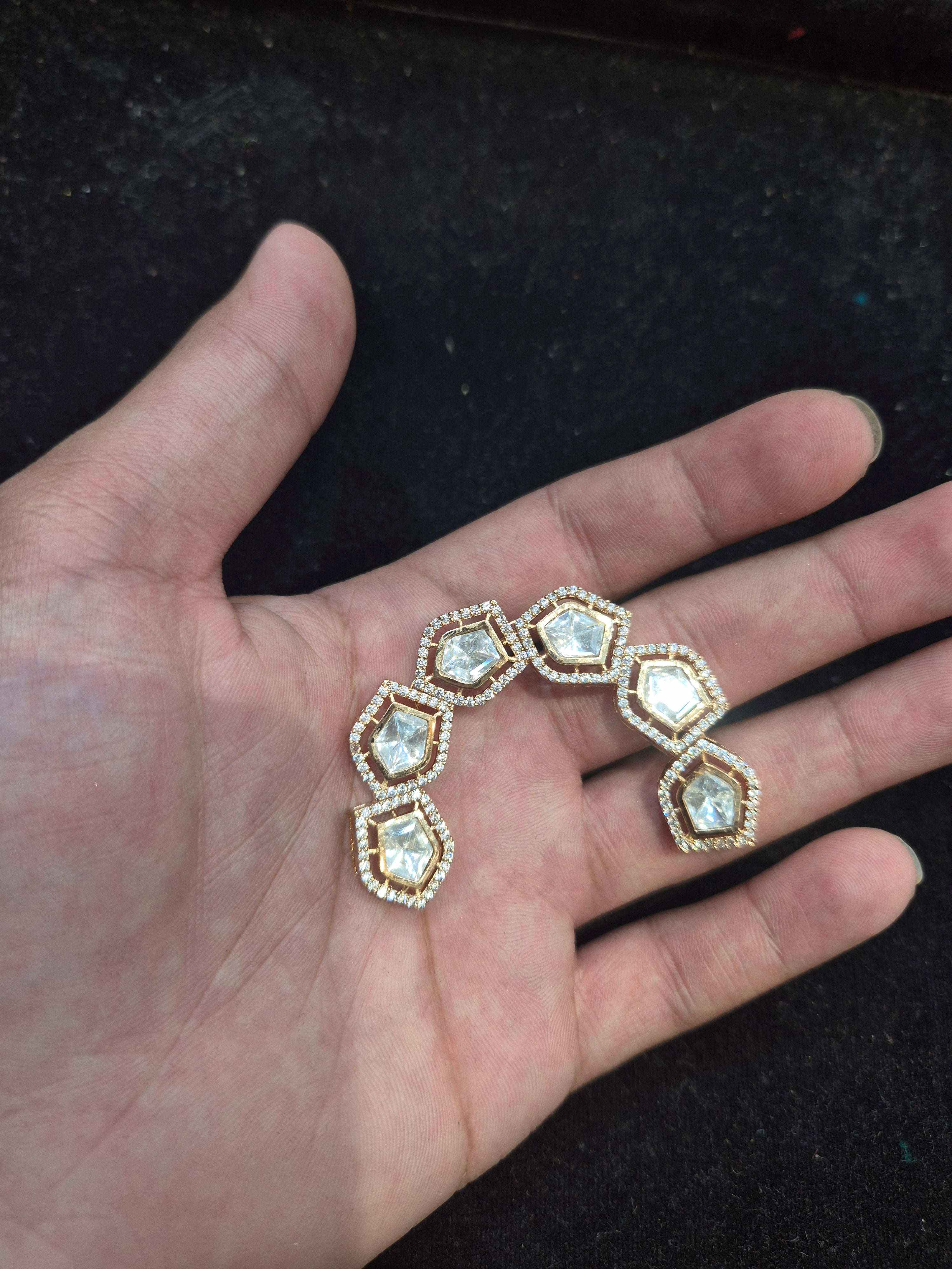 Polki Kundan|| 1 piece and 6 pieces pack||