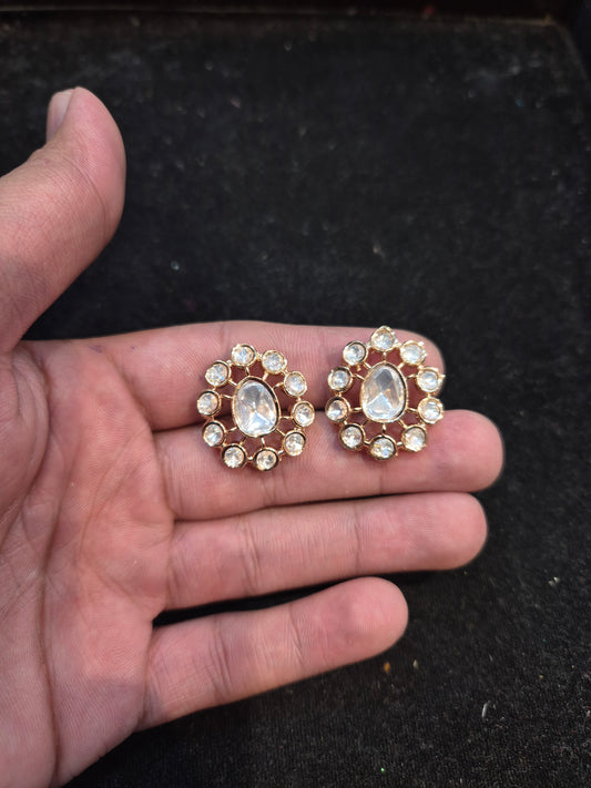 Polki kundan|| 1 piece and 6|| piece pack ||