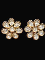 Polki tops 18k gold platted || 1 pair pack||