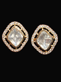 Polki tops 18k gold platted|| 1 pair pack ||