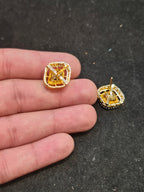 Polki tops 18k gold platted|| 1 pair pack ||