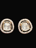 Polki tops 18k gold platted|| 1 pair pack||