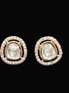 Polki tops 18k gold platted|| 1 pair pack||
