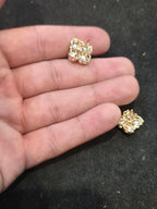 Polki tops 18k gold platted||1 pair pack||