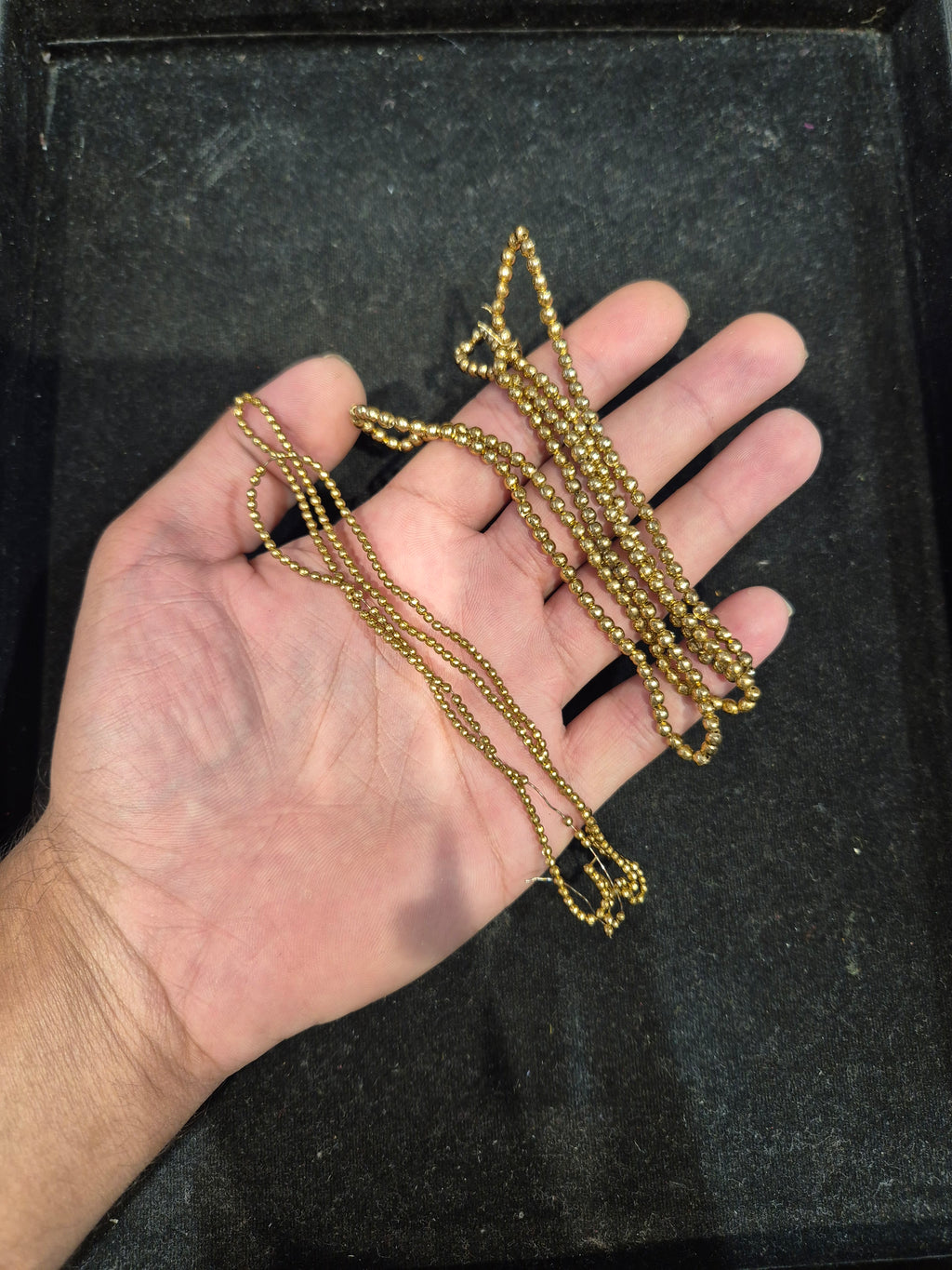 Antitarnish antique beads || 1 line pack ||