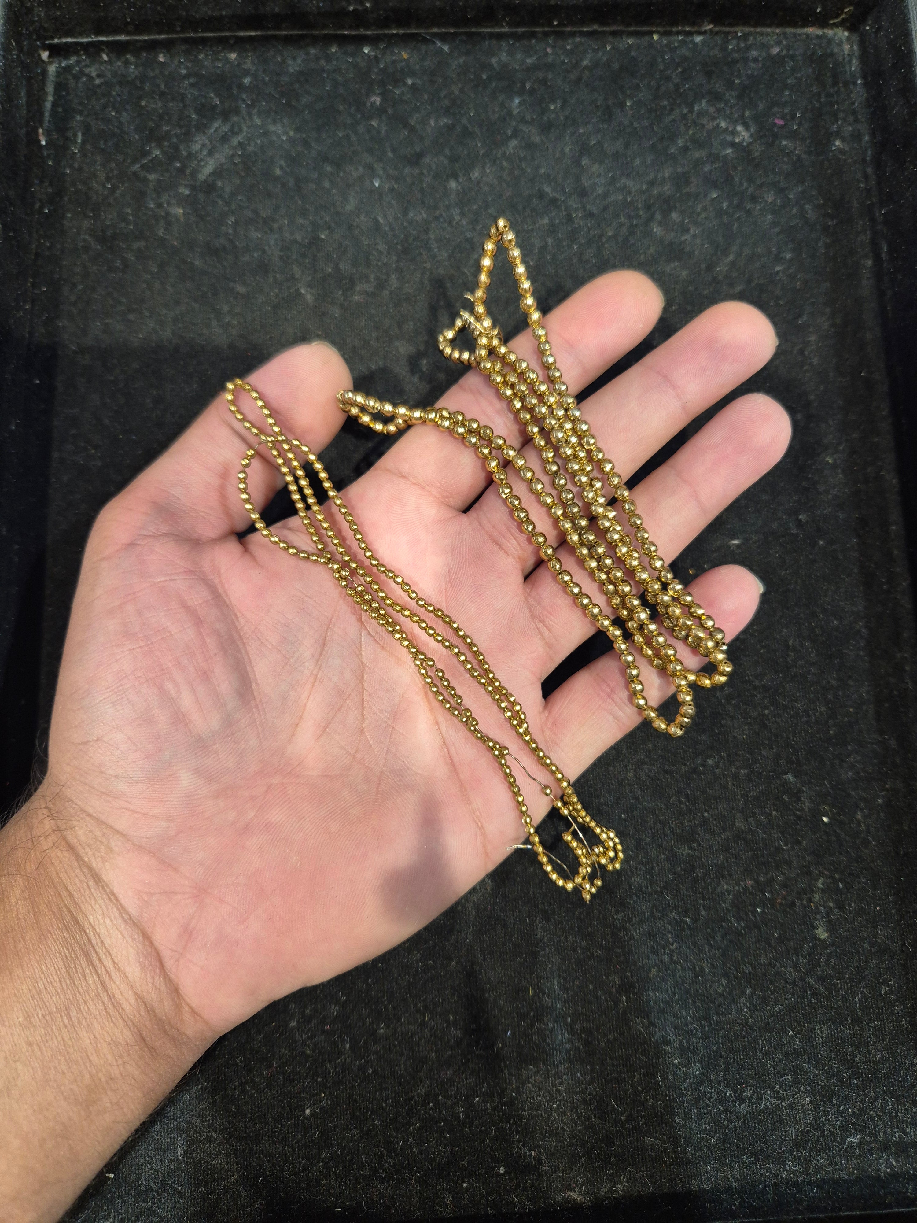 Antitarnish antique beads || 1 line pack ||