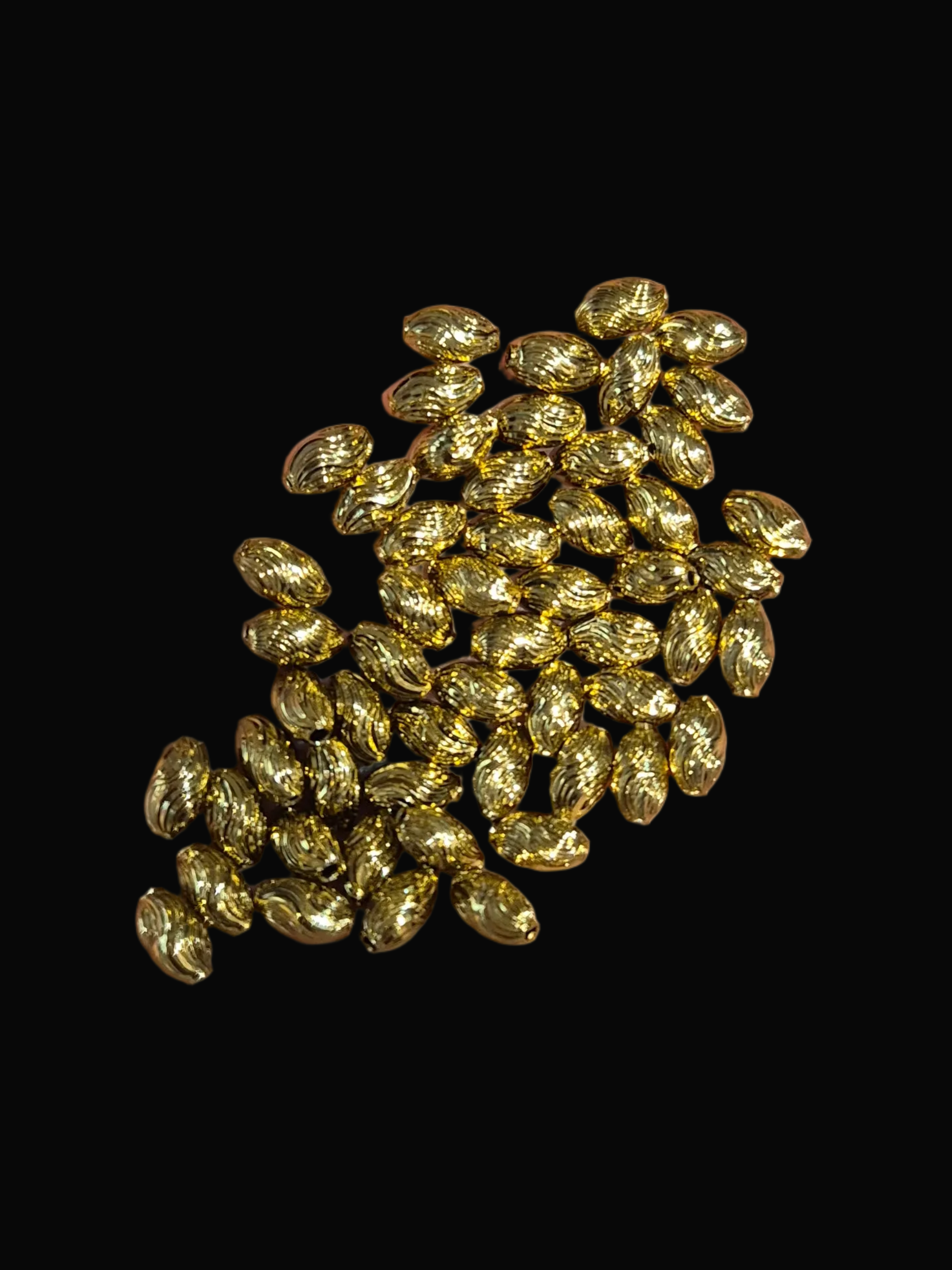 Antitarnish premium antique beads || 5 gram pack || 55 beads Approx ||