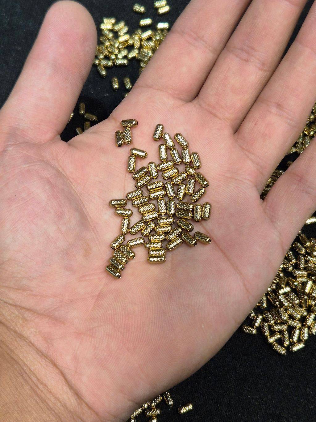 Antitarnish premium antique beads || 5 gram pack || 55 beads Approx ||