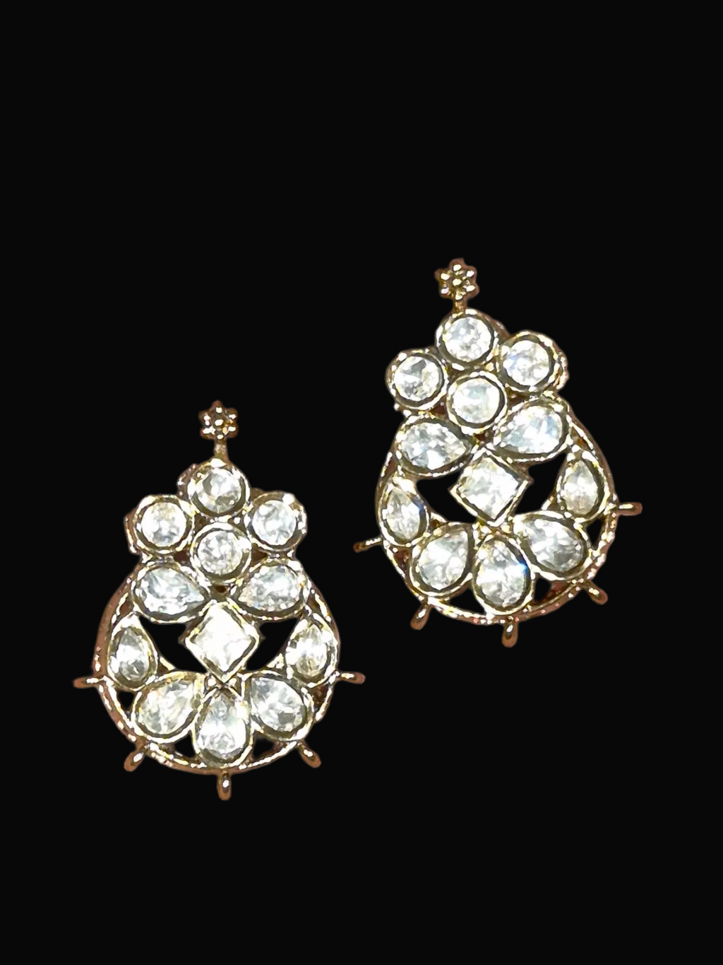 Victorian kundan || 1 piece and 6 piece pack ||