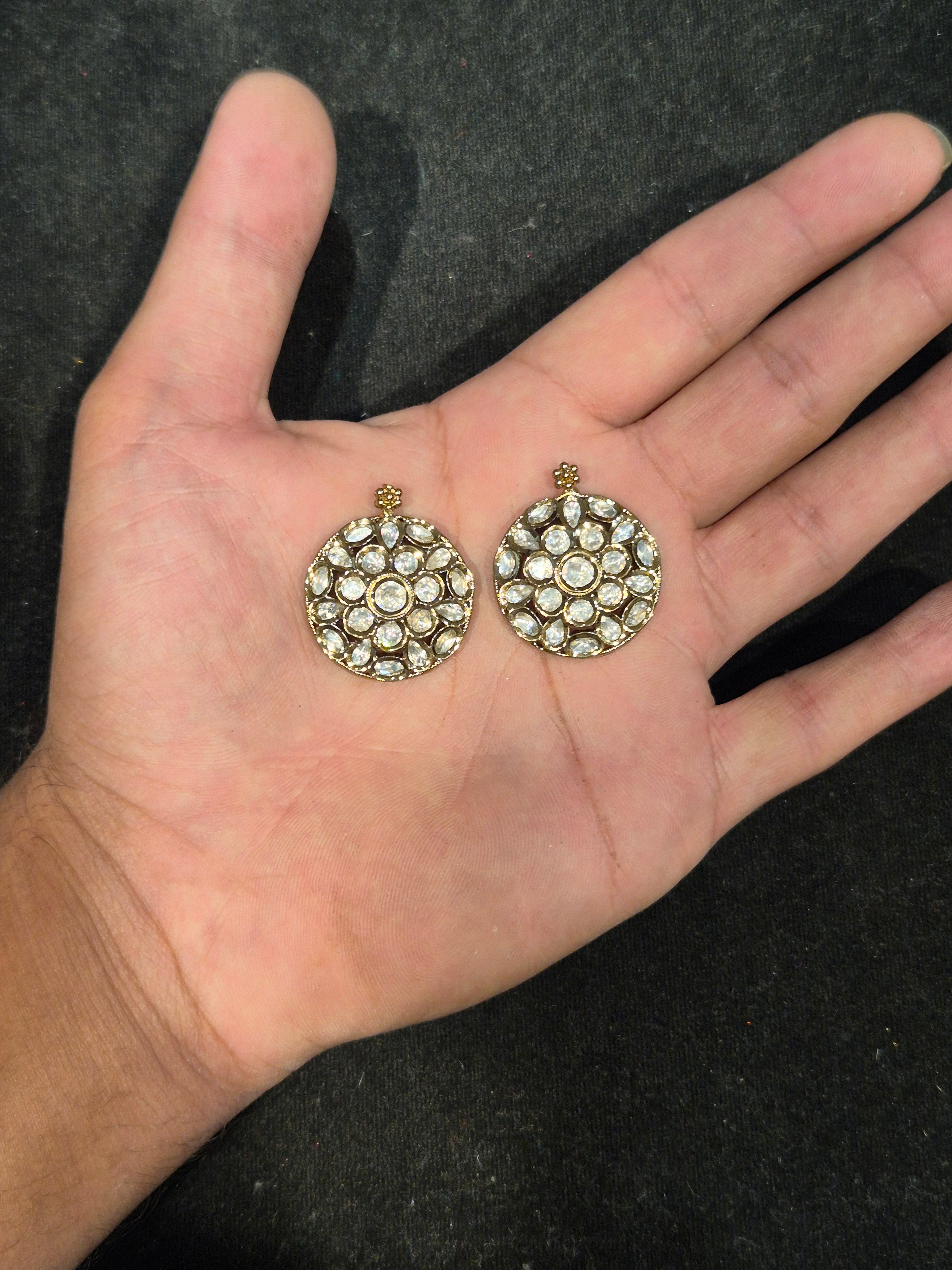 Victorian kundan || 1 piece and 6 piece pack ||