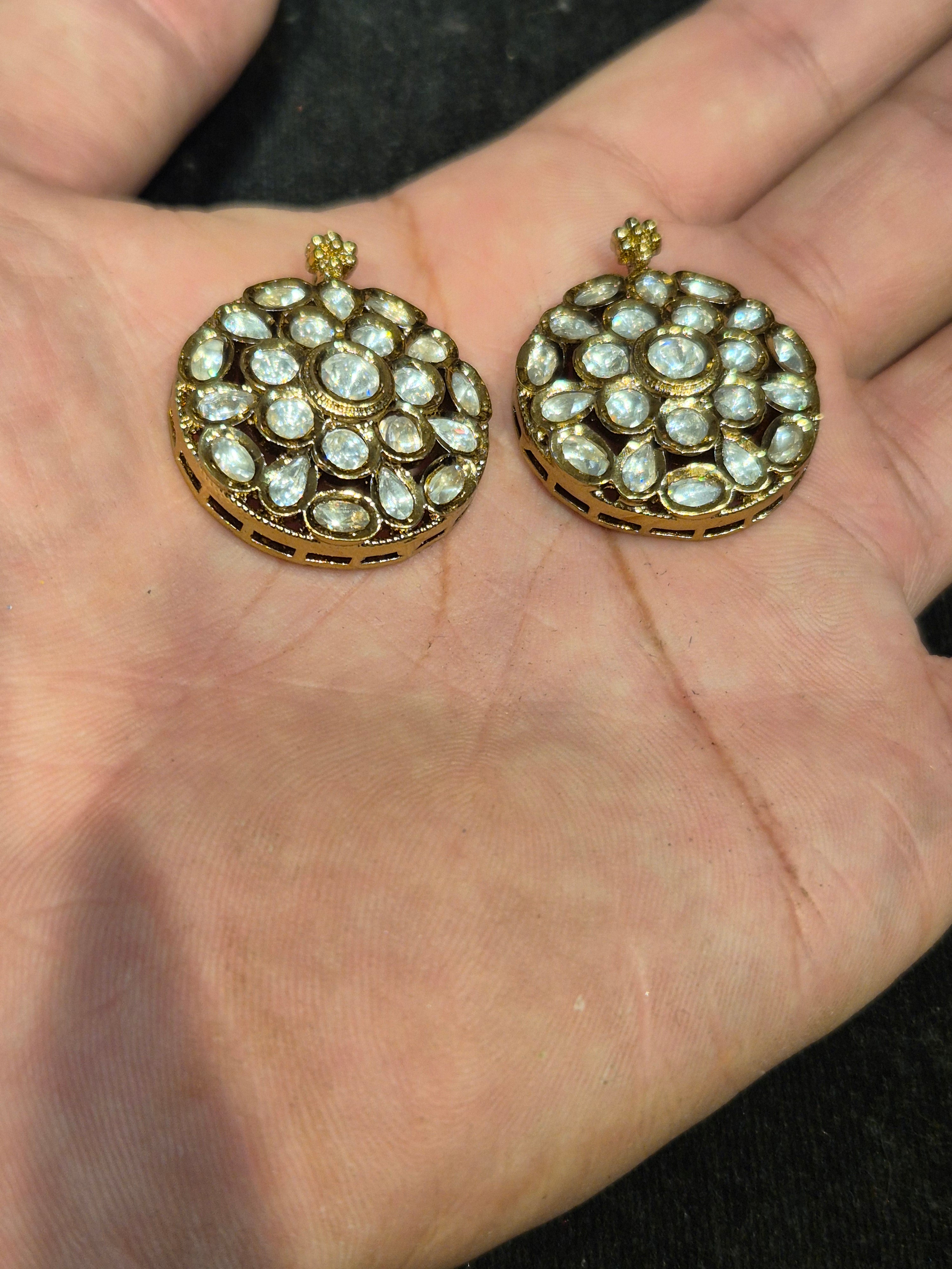 Victorian kundan || 1 piece and 6 piece pack ||