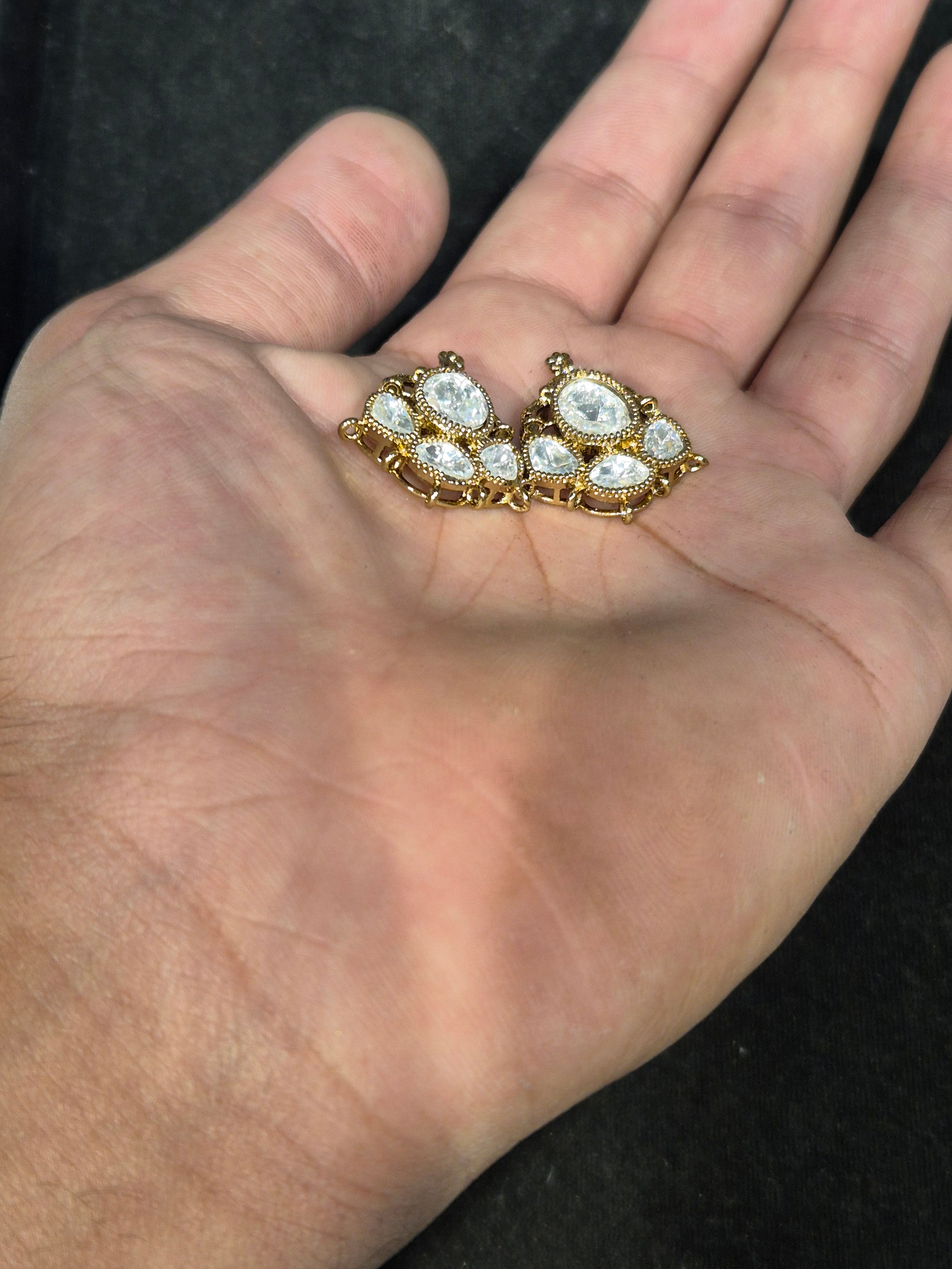 Victorian kundan || 1 piece and 6 piece pack ||