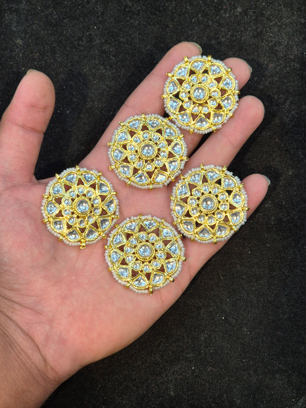 Meena kundan|| 6 piece pack ||