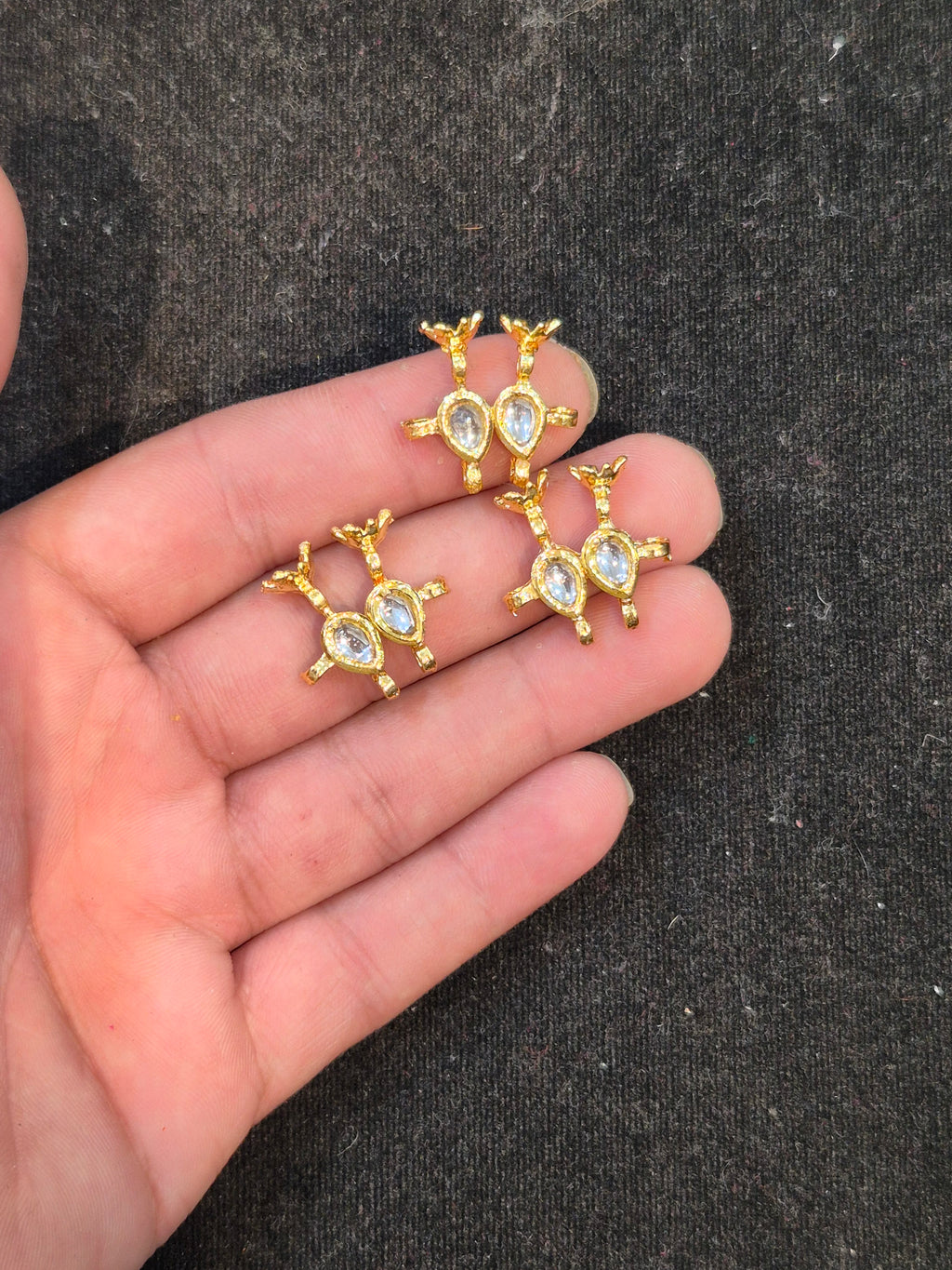 Meena Kundan || 12 piece pack ||