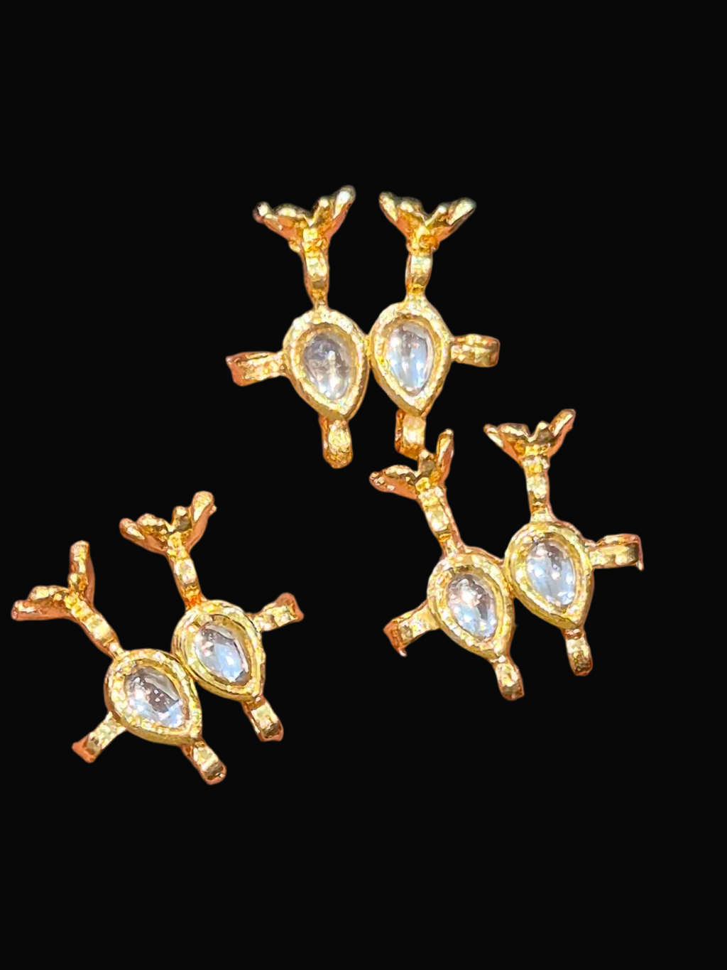 Meena Kundan || 12 piece pack ||