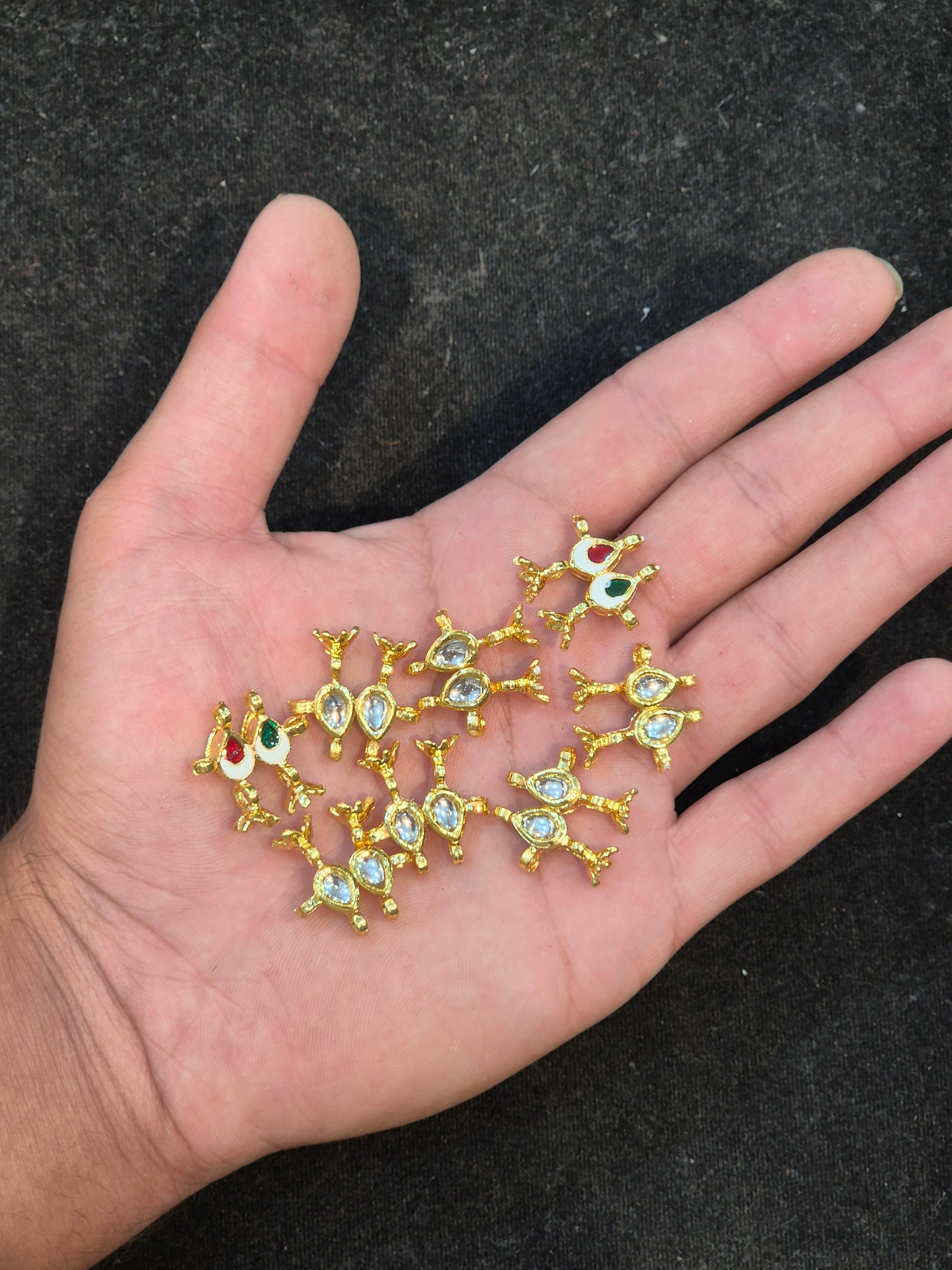 Meena Kundan || 12 piece pack ||