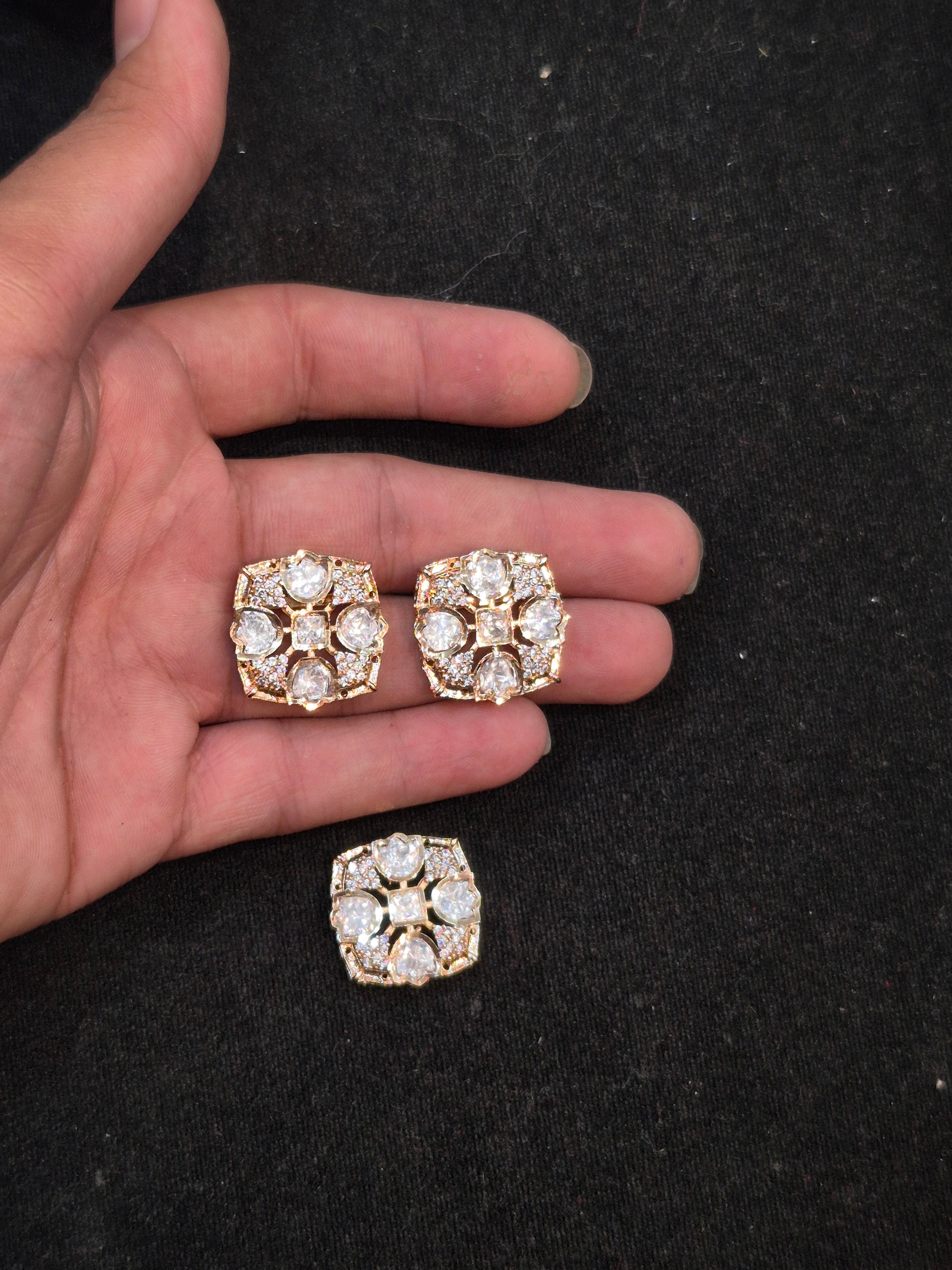 Moissanite pendant set|| 1 piece pack||