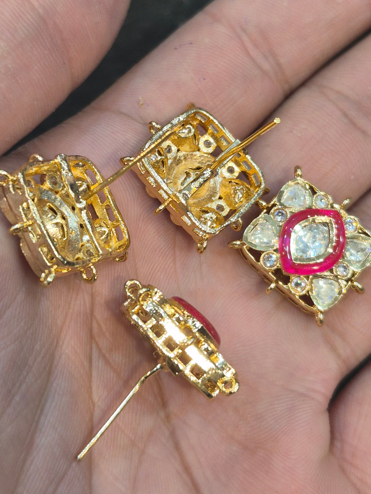 Moissanite pendant set|| 1 piece pack||