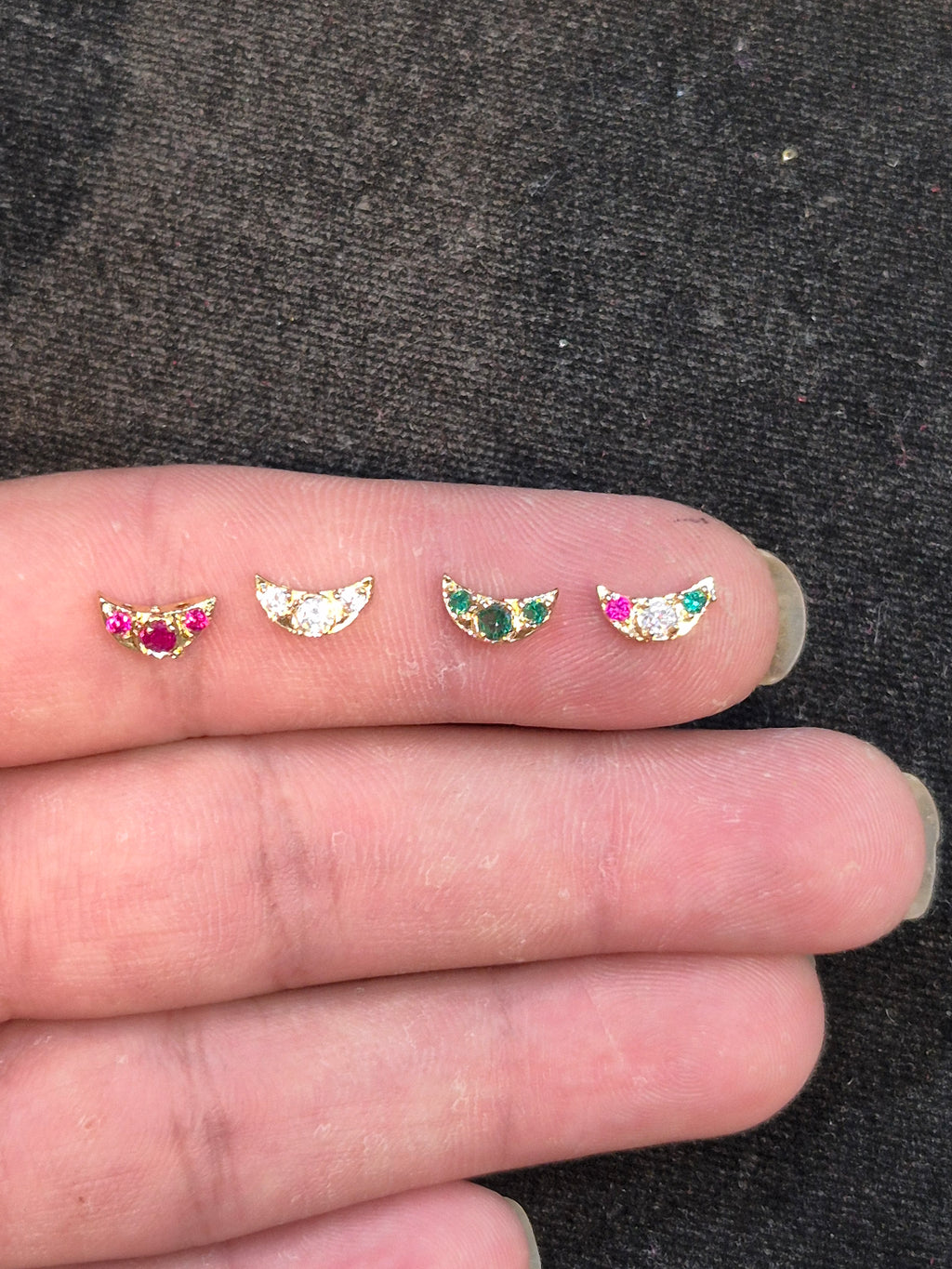 Ad brass Kundan|| 6 piece and|| 12 pieces pack||