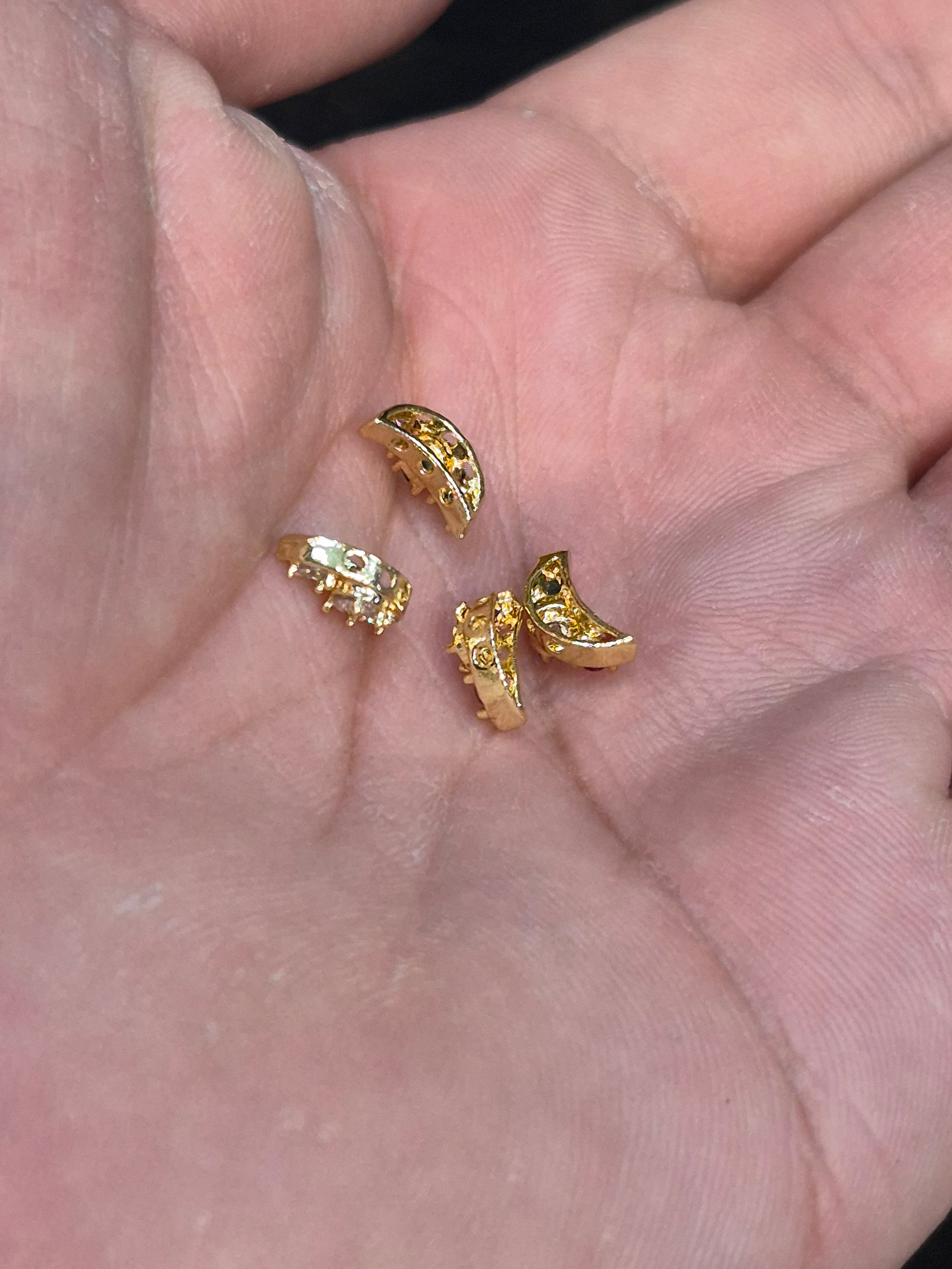 Ad brass Kundan|| 6 piece and|| 12 pieces pack||