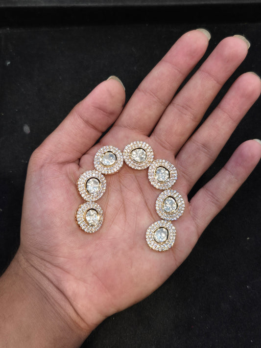 Polki Kundan||1 piece and|| 6 pieces pack||