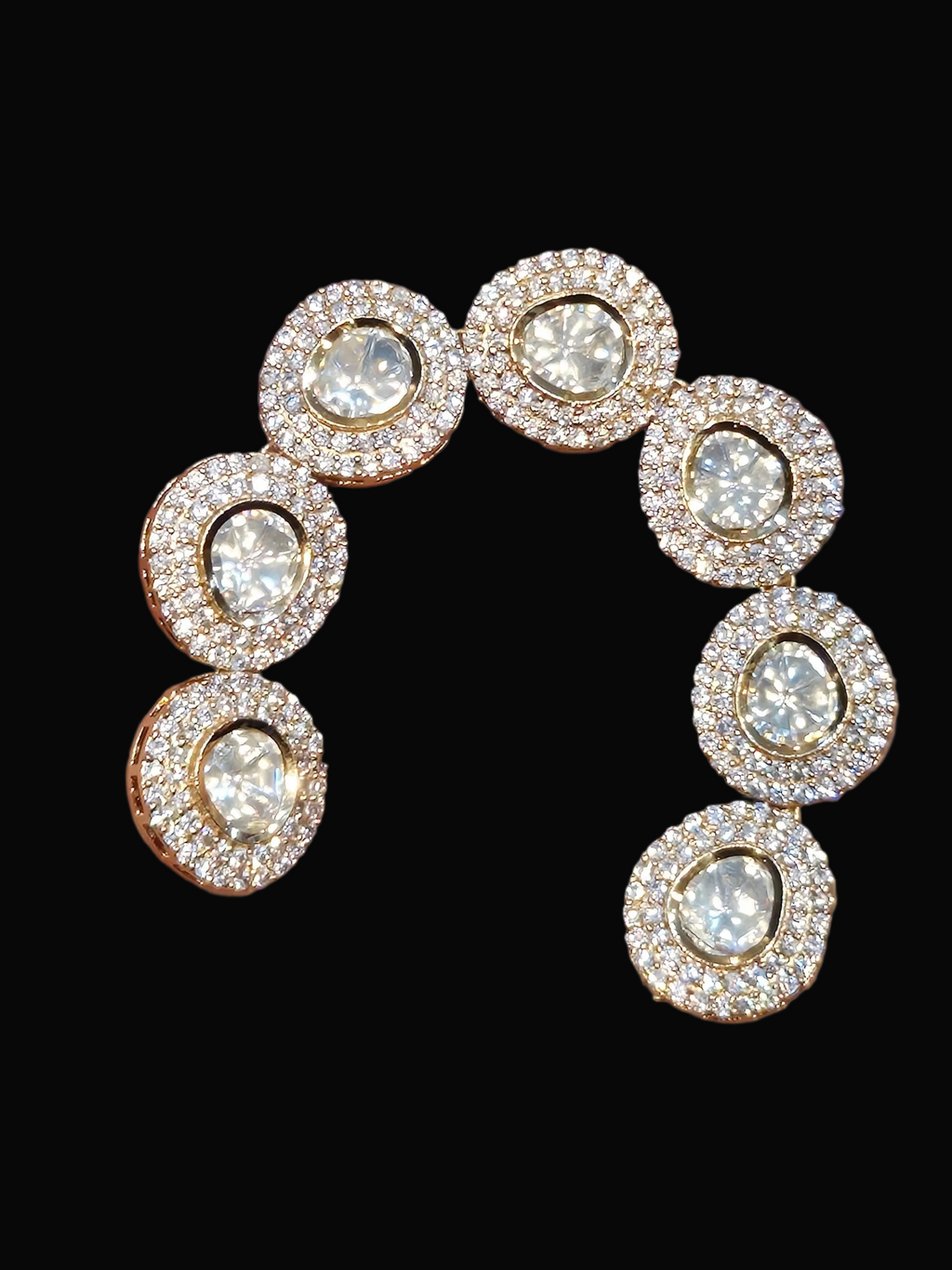 Polki Kundan||1 piece and|| 6 pieces pack||