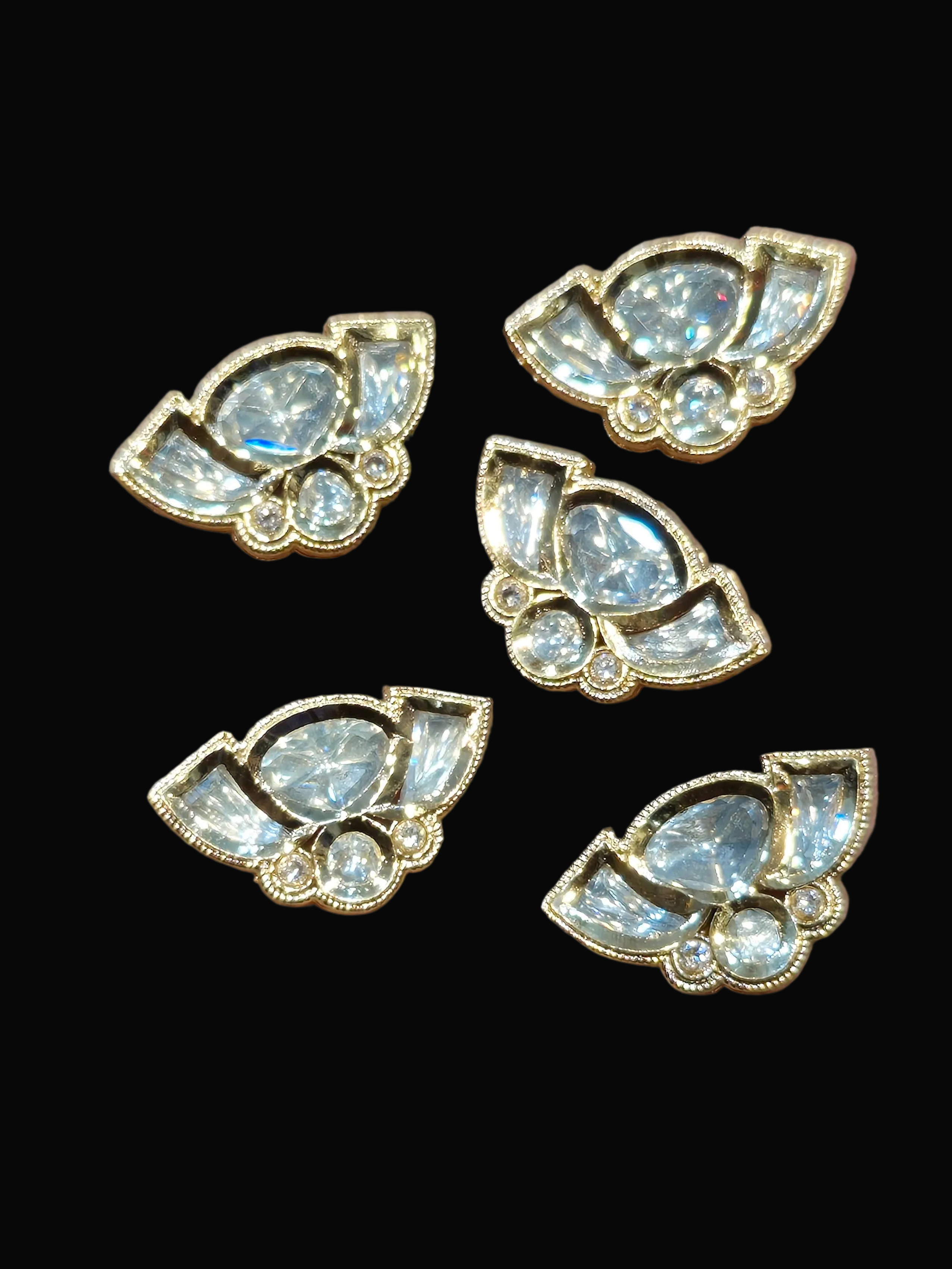Premium polki Kundan|| 1 piece and 6 pieces pack||