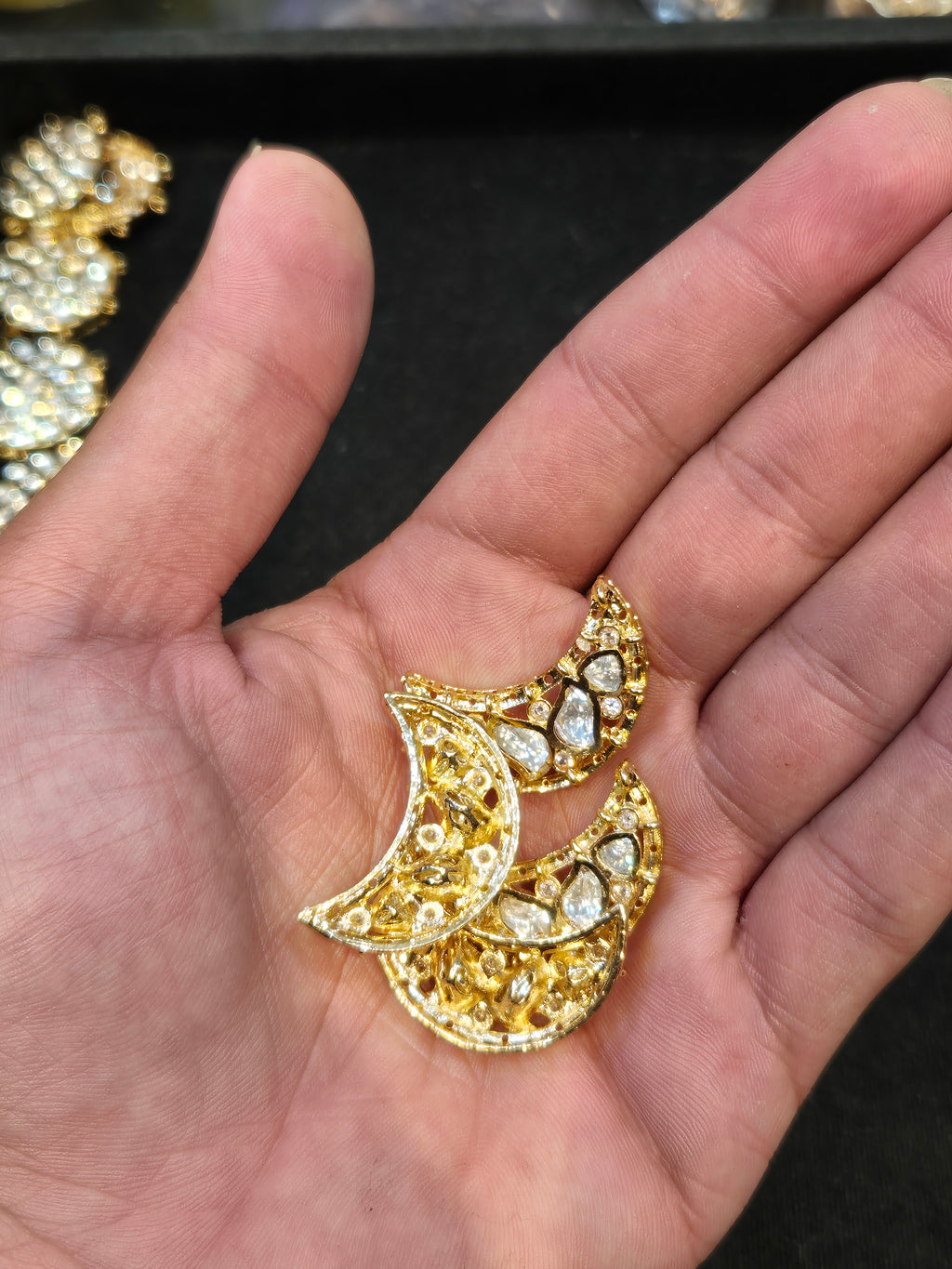 Polki Kundan|| 1 piece and||6 pieces pack||