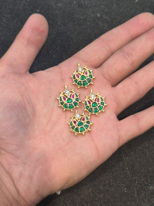 Jadau kundan|| 1 piece and 6||pieces pack||