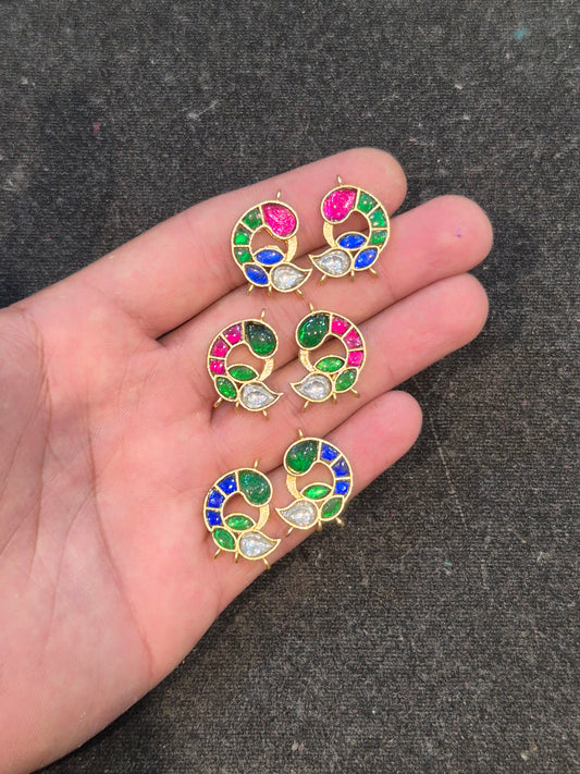 Jadau kundan||1 piece and 6||pieces pack||