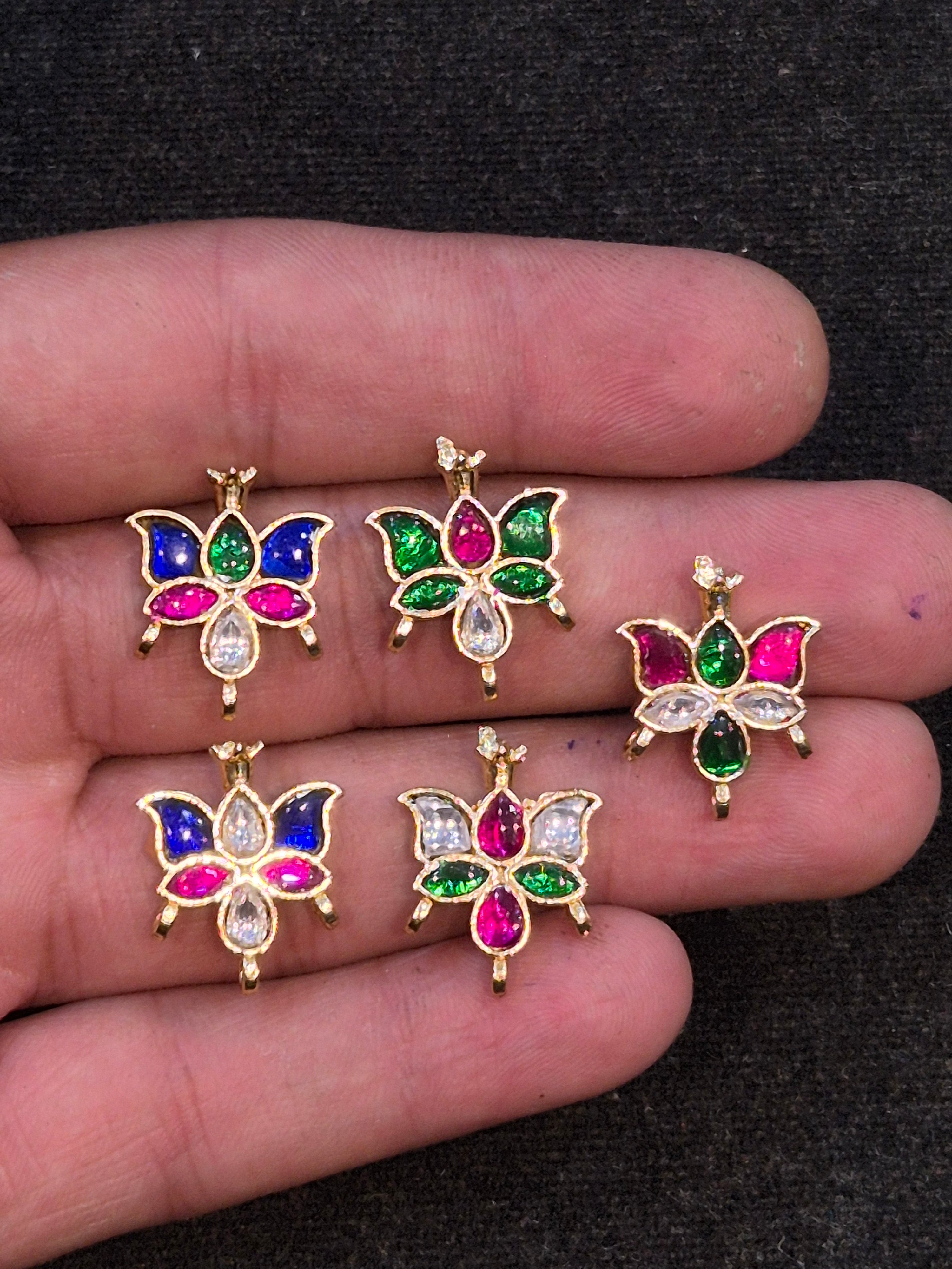 Jadau kundan || 1 piece and 6 pieces pack ||