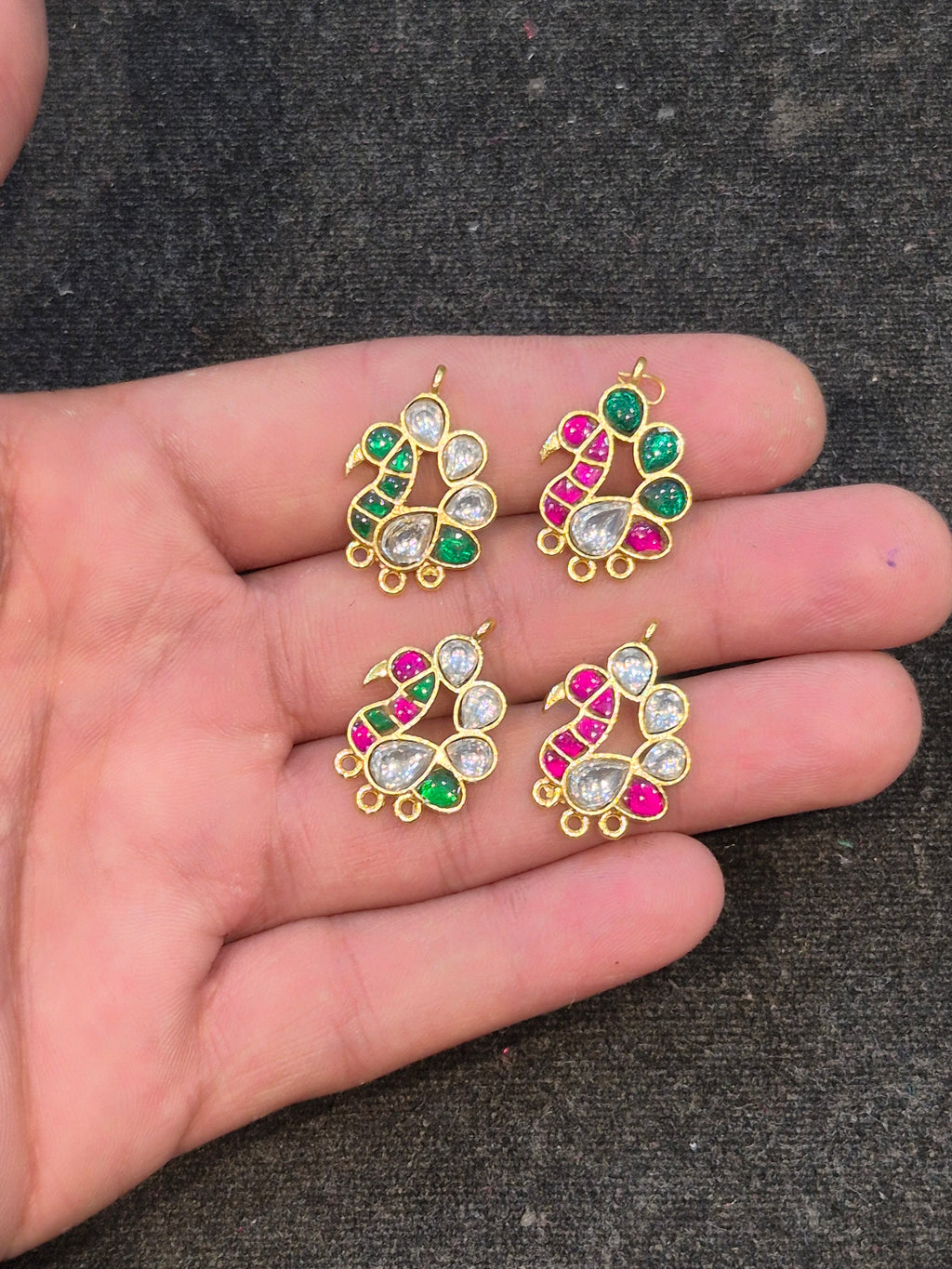 Jadau kundan|| 1 piece and||6 pieces pack||