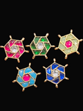 Jadau kundan|| 1 piece and 6|| pieces pack||