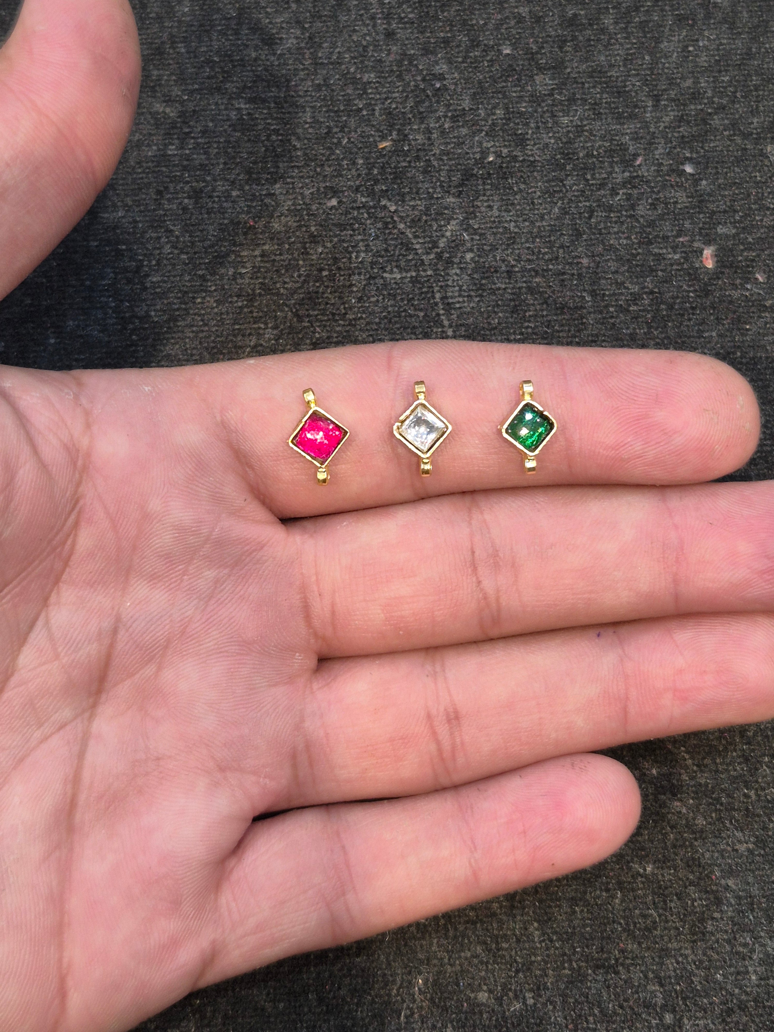 Single stone jadau kundan || 12 piece and 50 piece pack ||