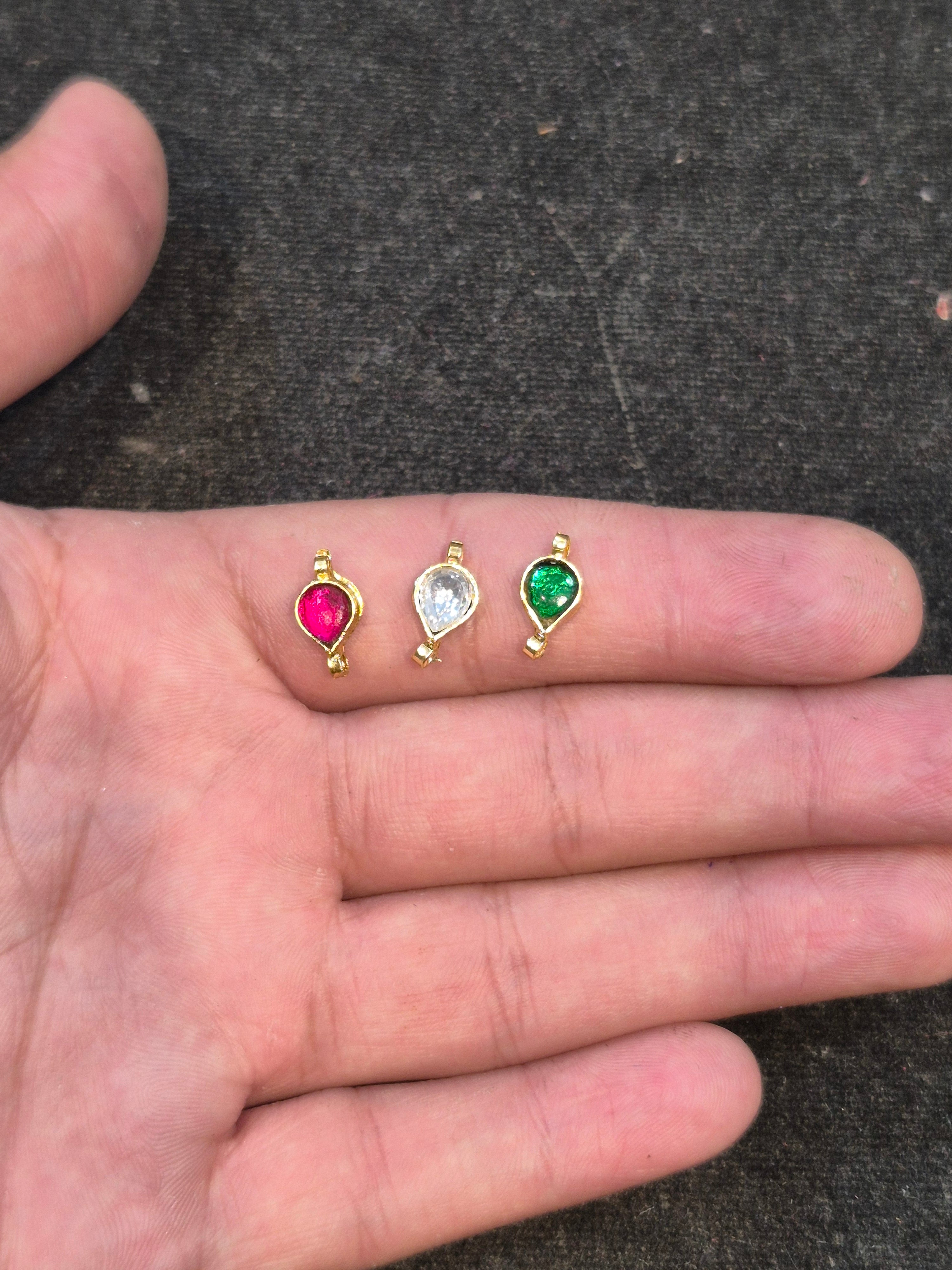 Single stone jadau kundan || 12 piece and 50 piece pack ||