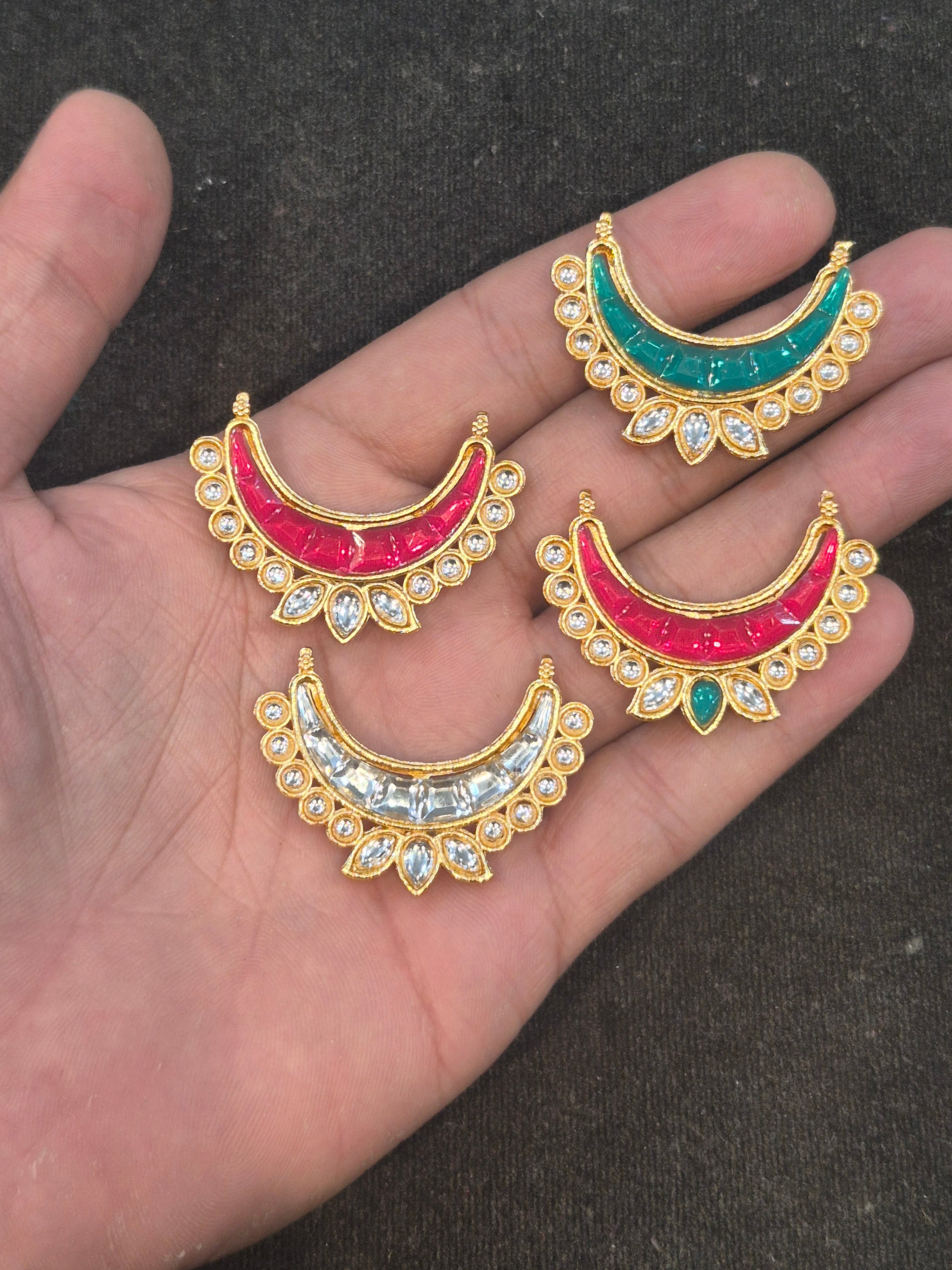 Meena kundan chand || 6 piece pack ||