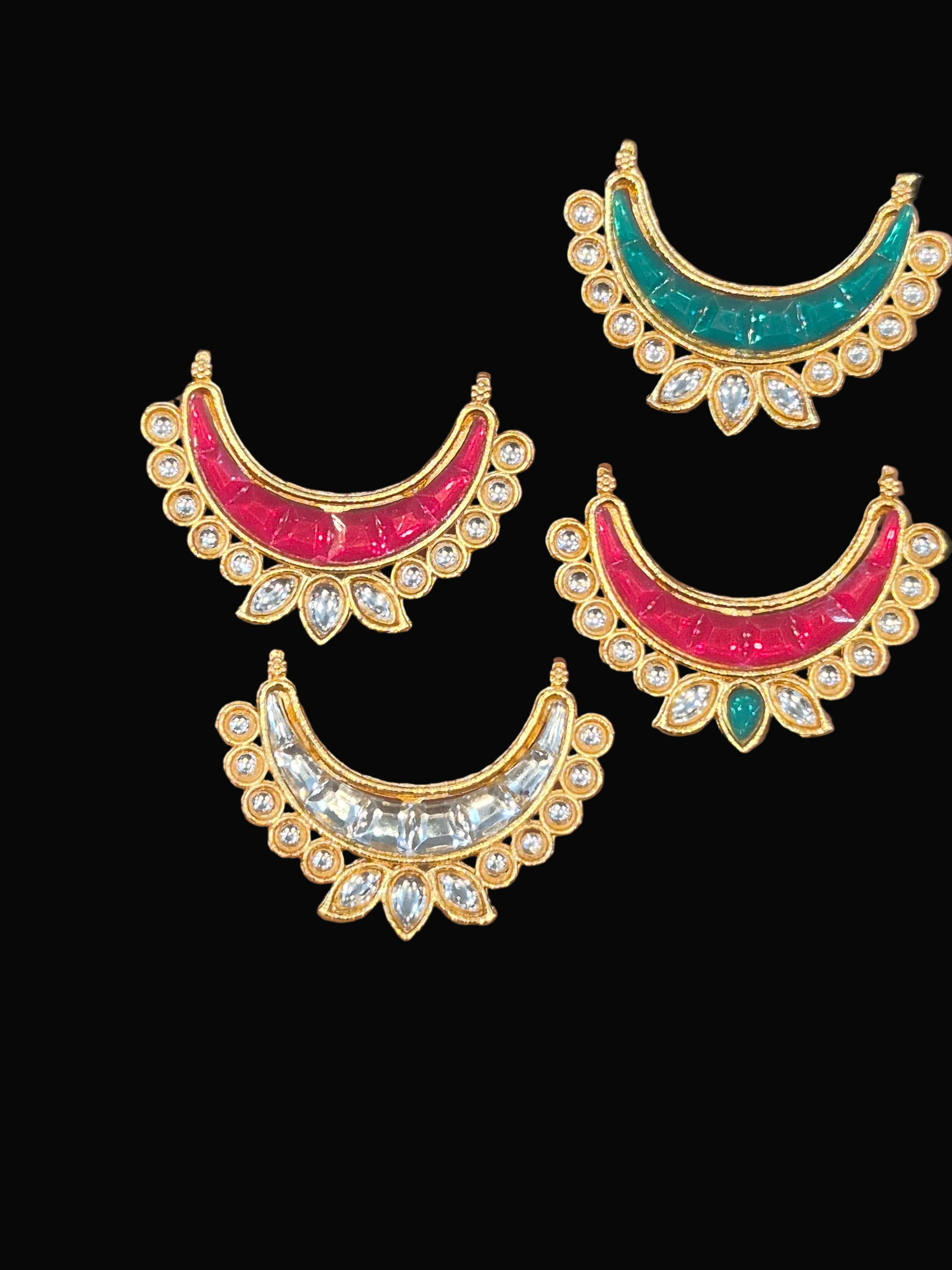 Meena kundan chand || 6 piece pack ||