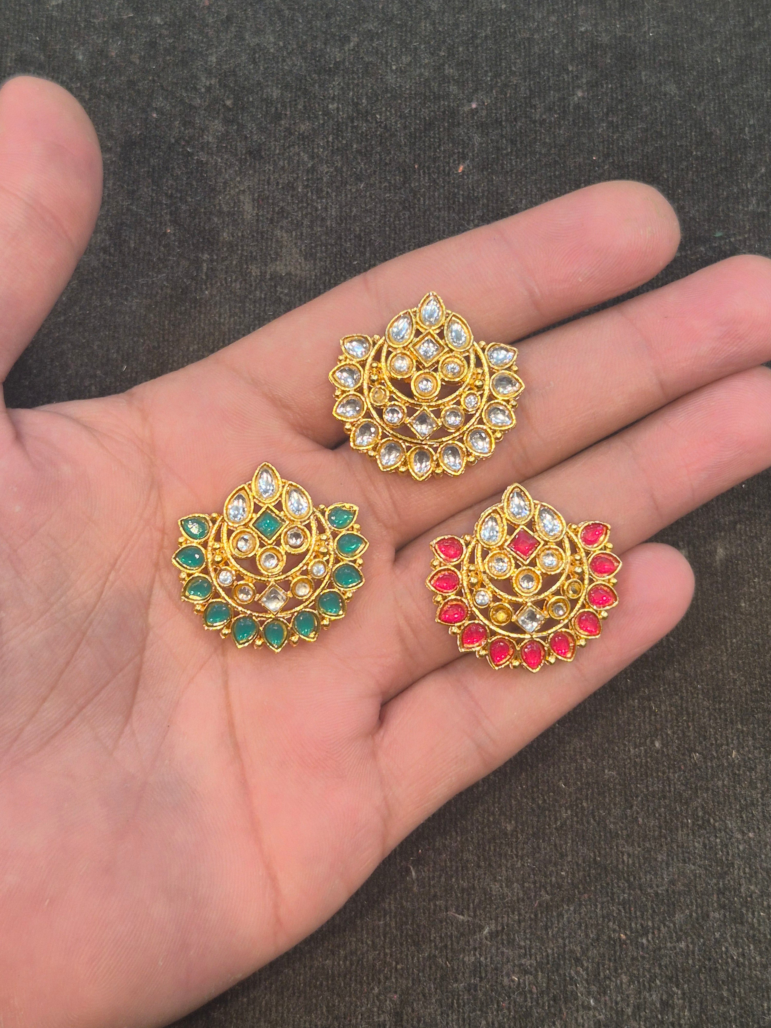 Meena kundan chand||6 piece pack||