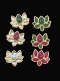 Meena kundan Lotus||12 piece pack||