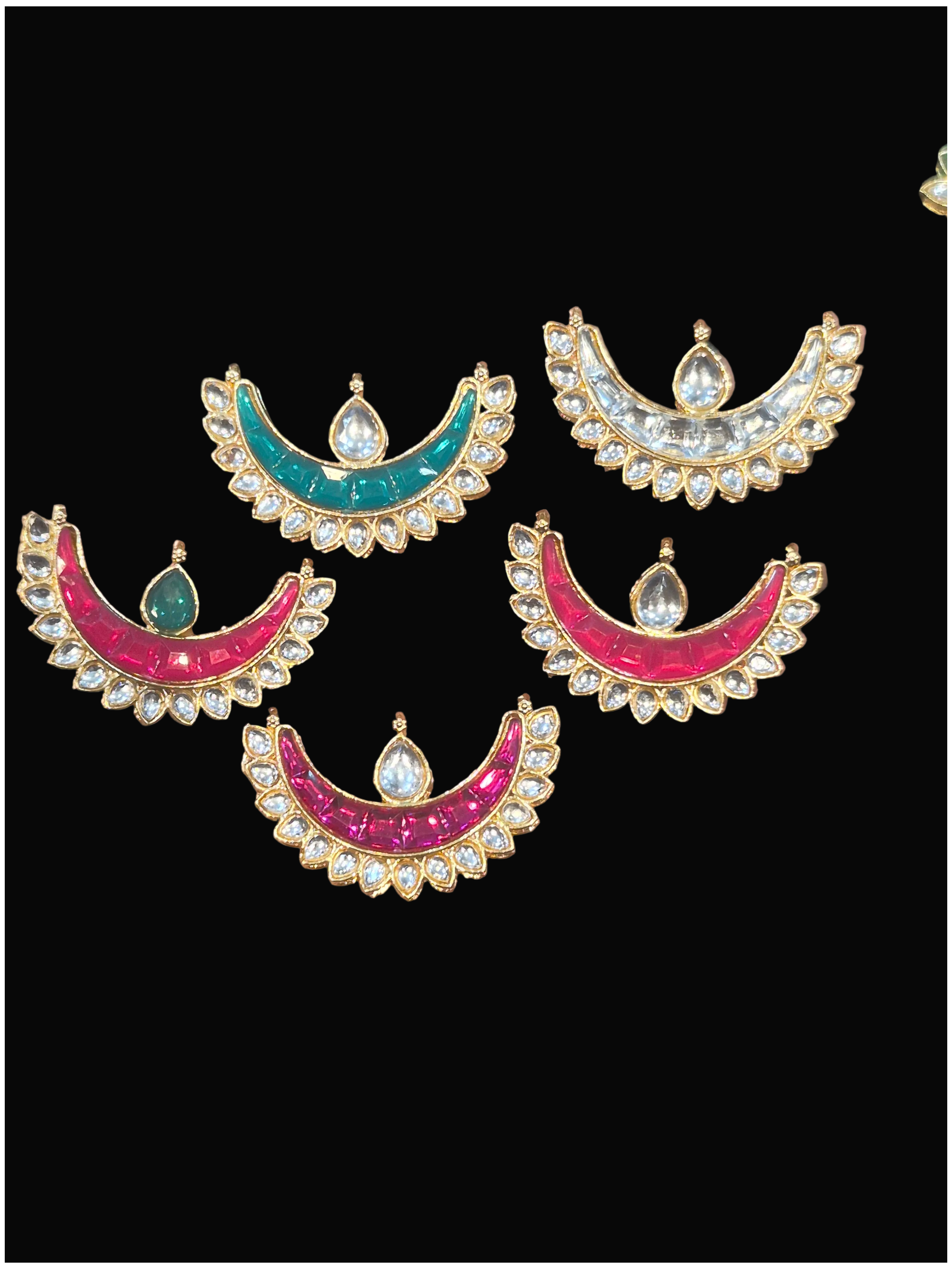 Meena kundan chand|| 6 piece pack||