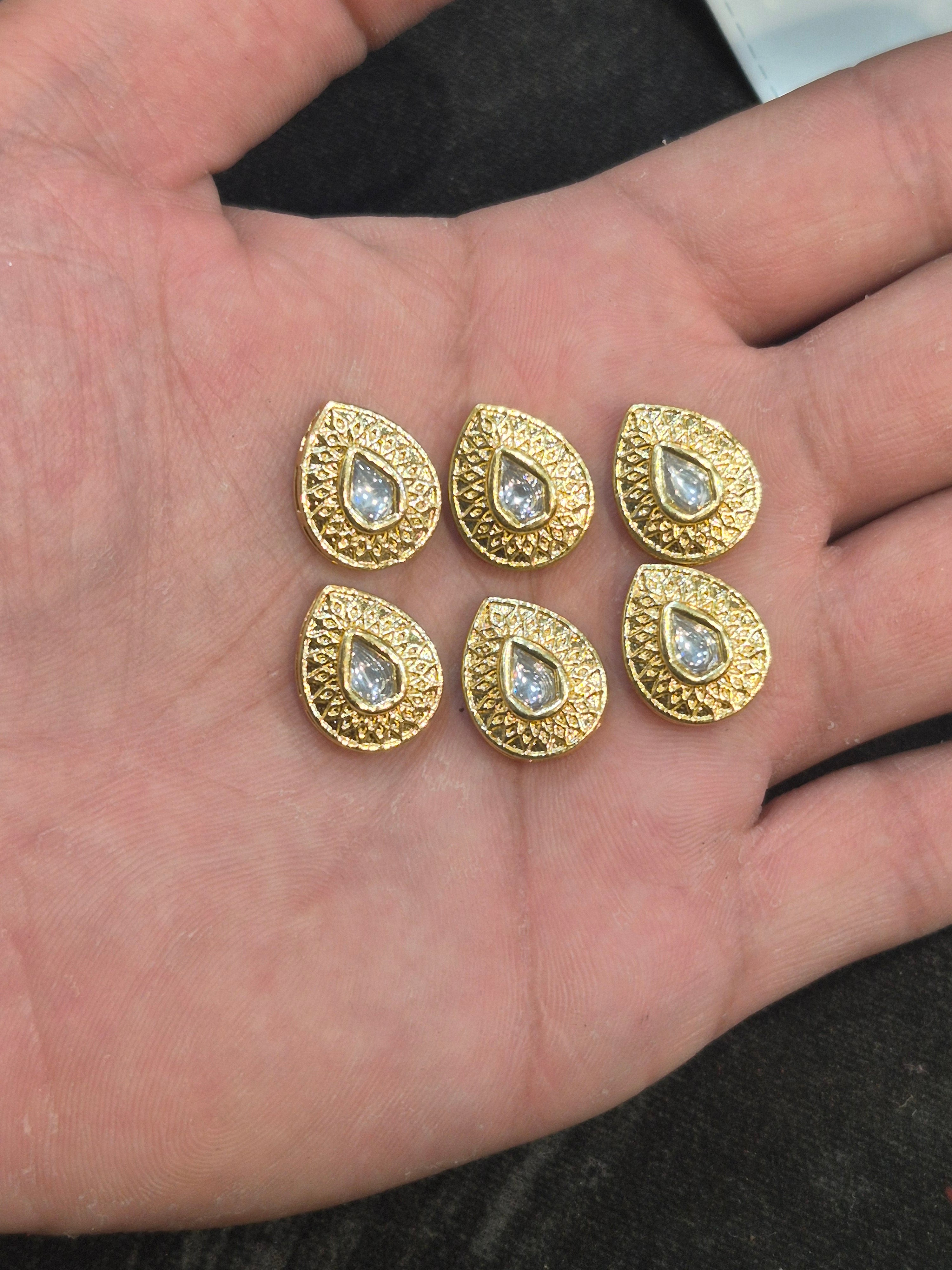 Premium foil kundan || 6 piece packing ||