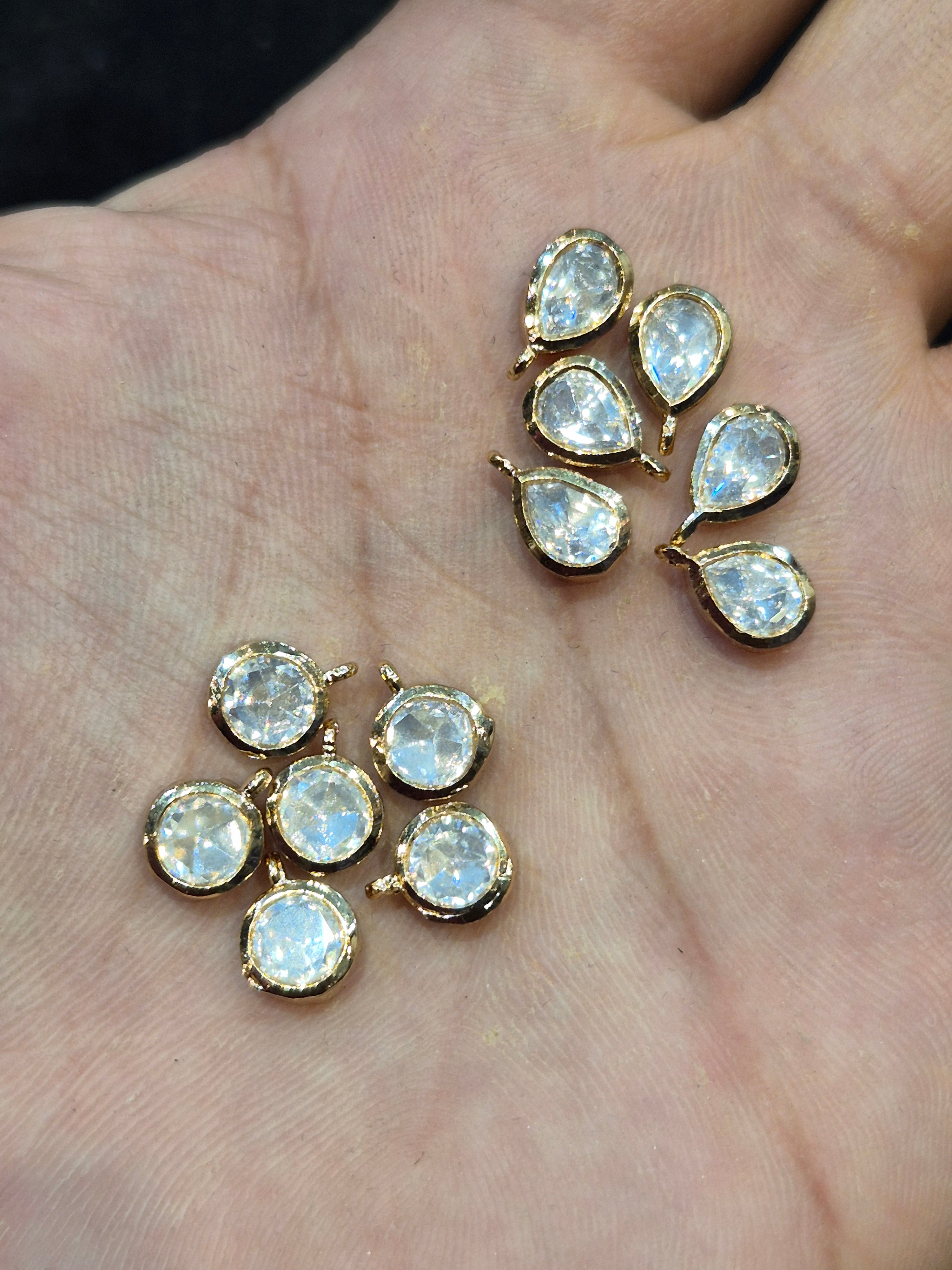 Moissanite pieces || 6 piece and 12 pieces pack||