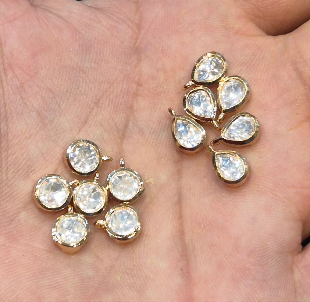 Moissanite pieces || 6 piece and 12 pieces pack||