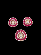 Moissanite pendant earring set || 1 set packing ||