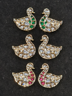 Polki duck pendant || 1 pair pack ||