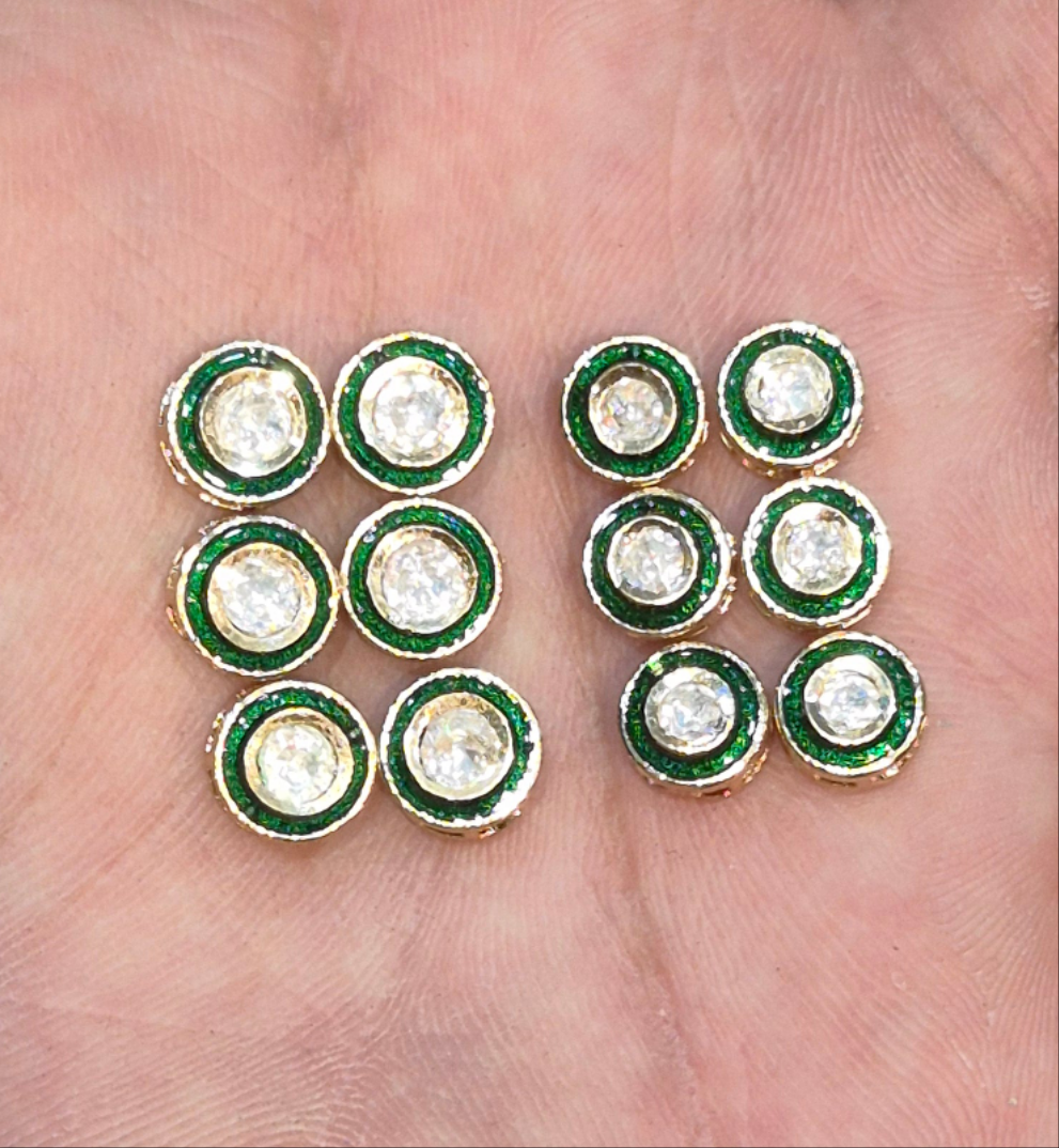 Moissanite pieces || 6 piece pack ||