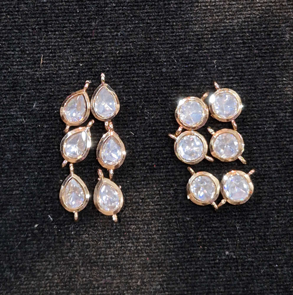 Moissanite pieces || 6 piece and 12 pieces pack||