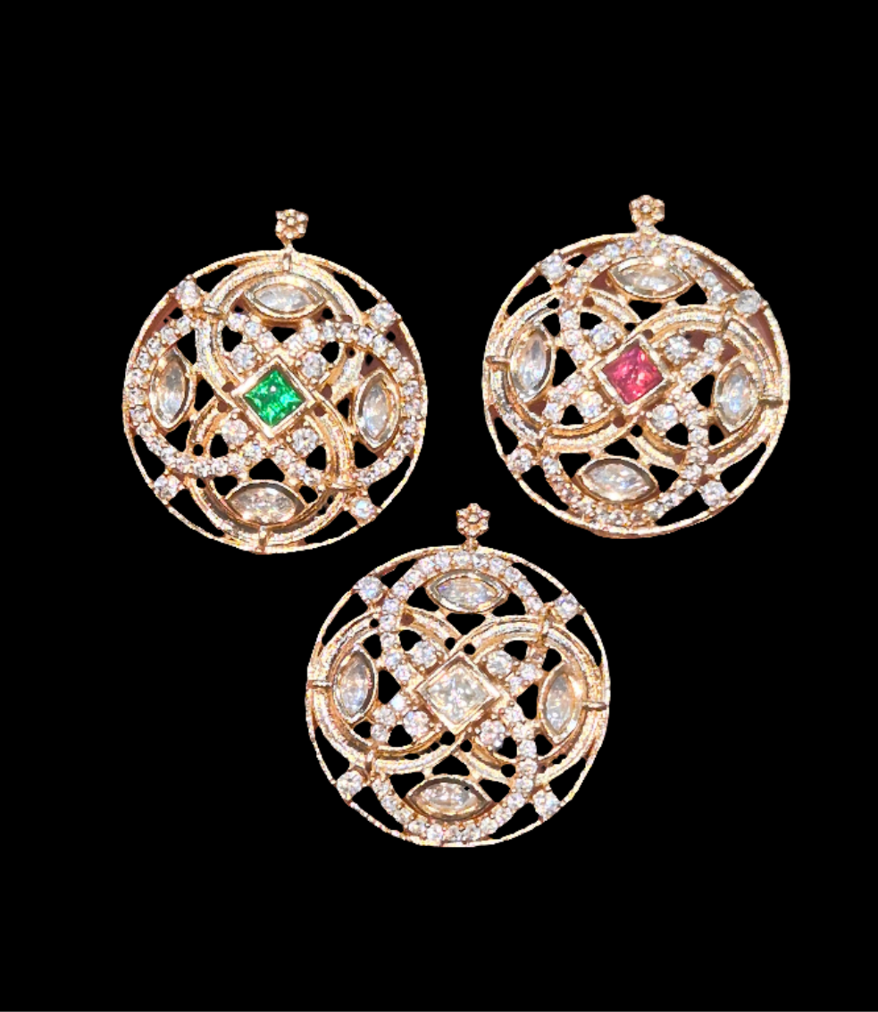 Polki pendant || 1 piece and 6 piece pack ||