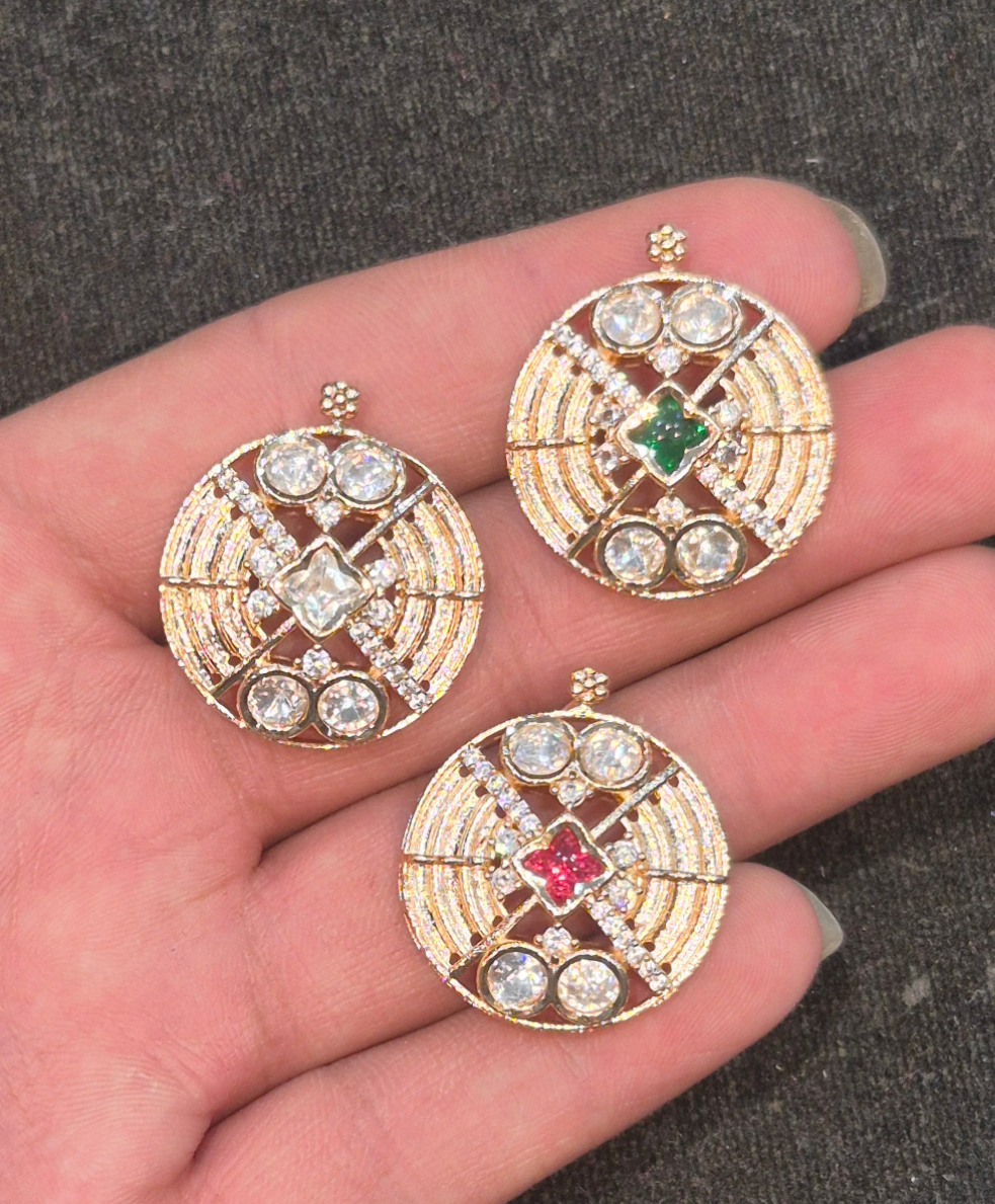 Polki pendants || 1 piece and 6 piece pack ||