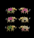 Jadau kundan elephant || 14 stones ||
